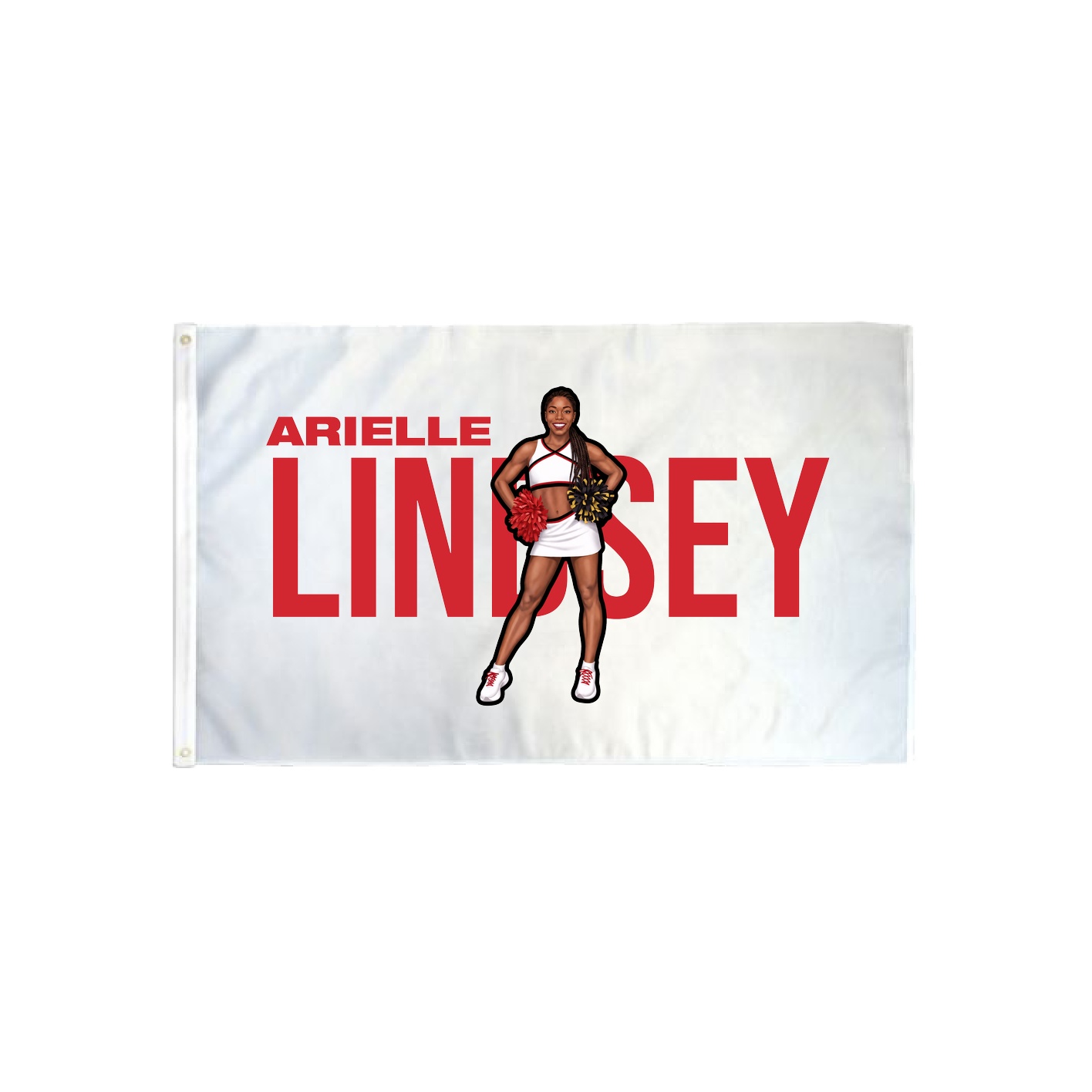 3x5 Flag — Player Name in Classic