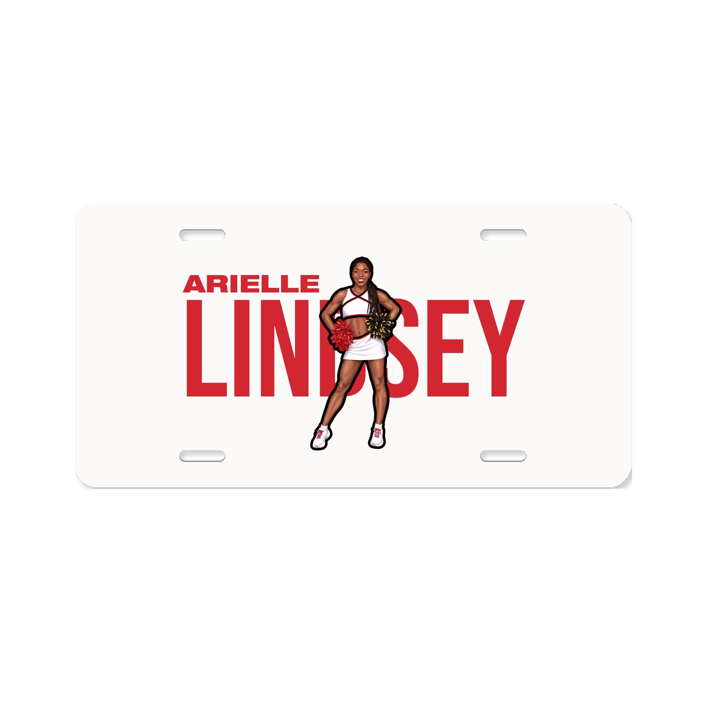 License Plate — Player Name in Classic