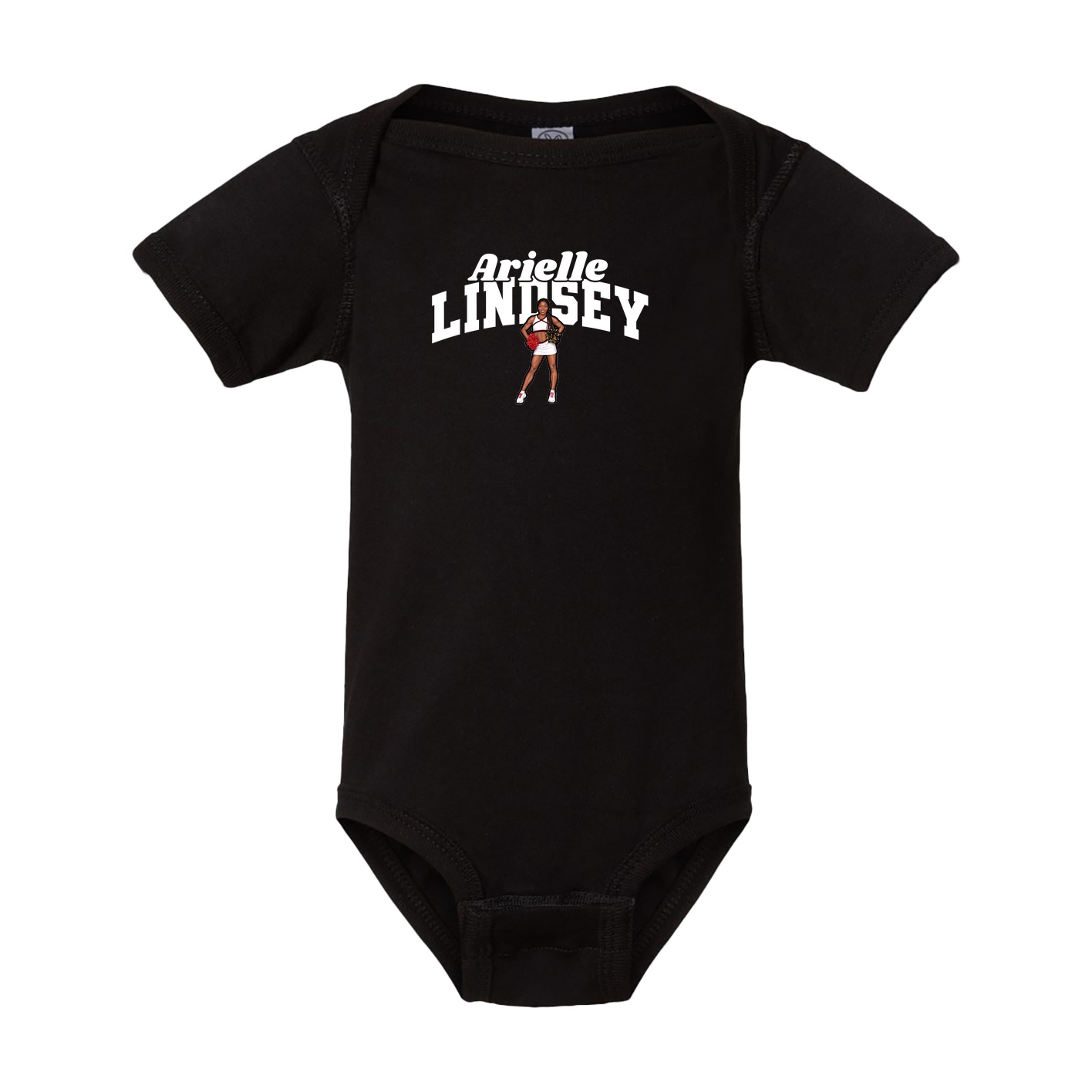 Baby Onesie — Signature Arch in Black