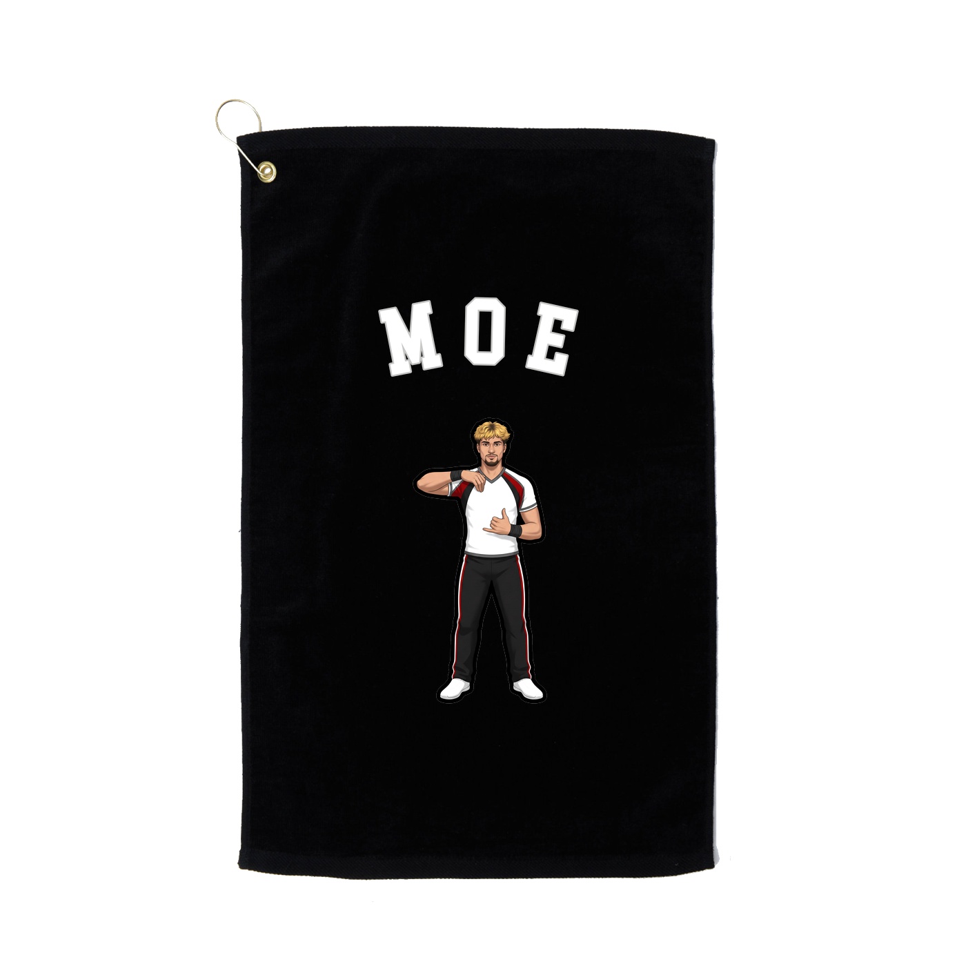 Golf Towel — Shirsey Arch in Black