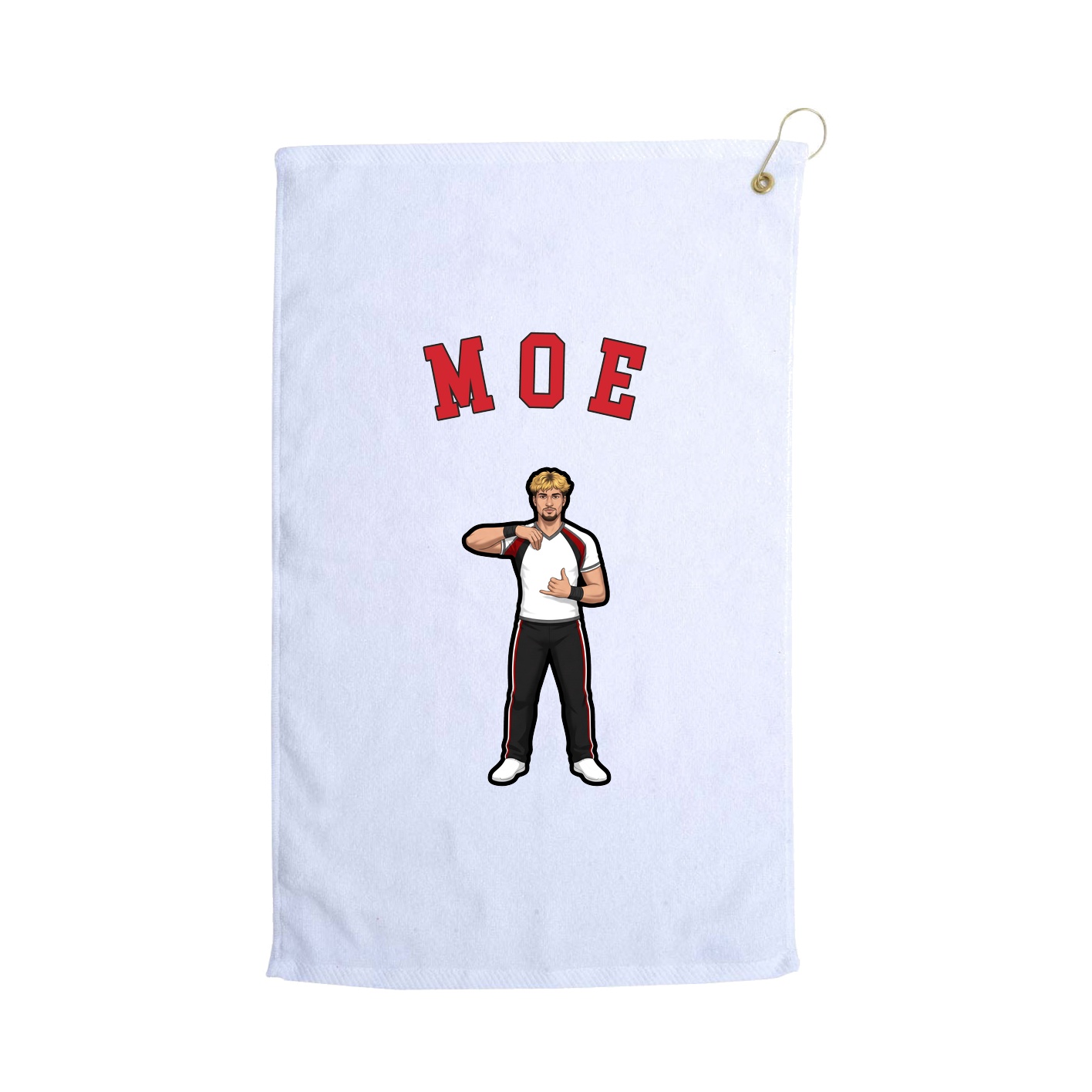 Golf Towel — Shirsey Arch in White
