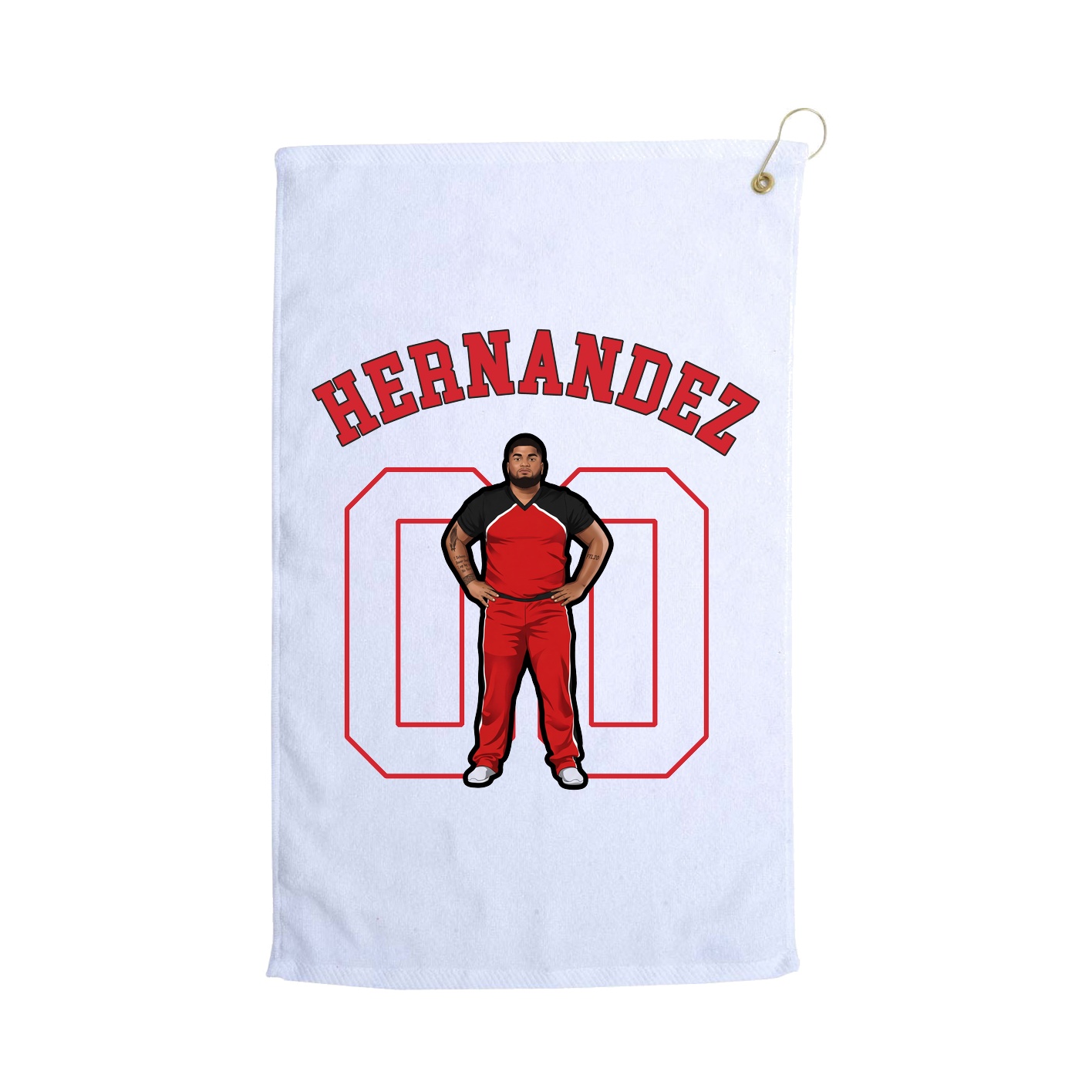 Golf Towel — Shirsey Arch in White