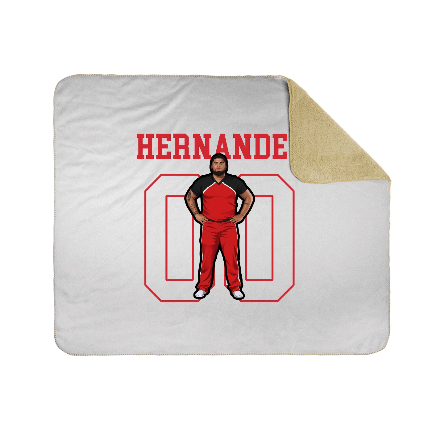 Throw Blanket — Shirsey in White