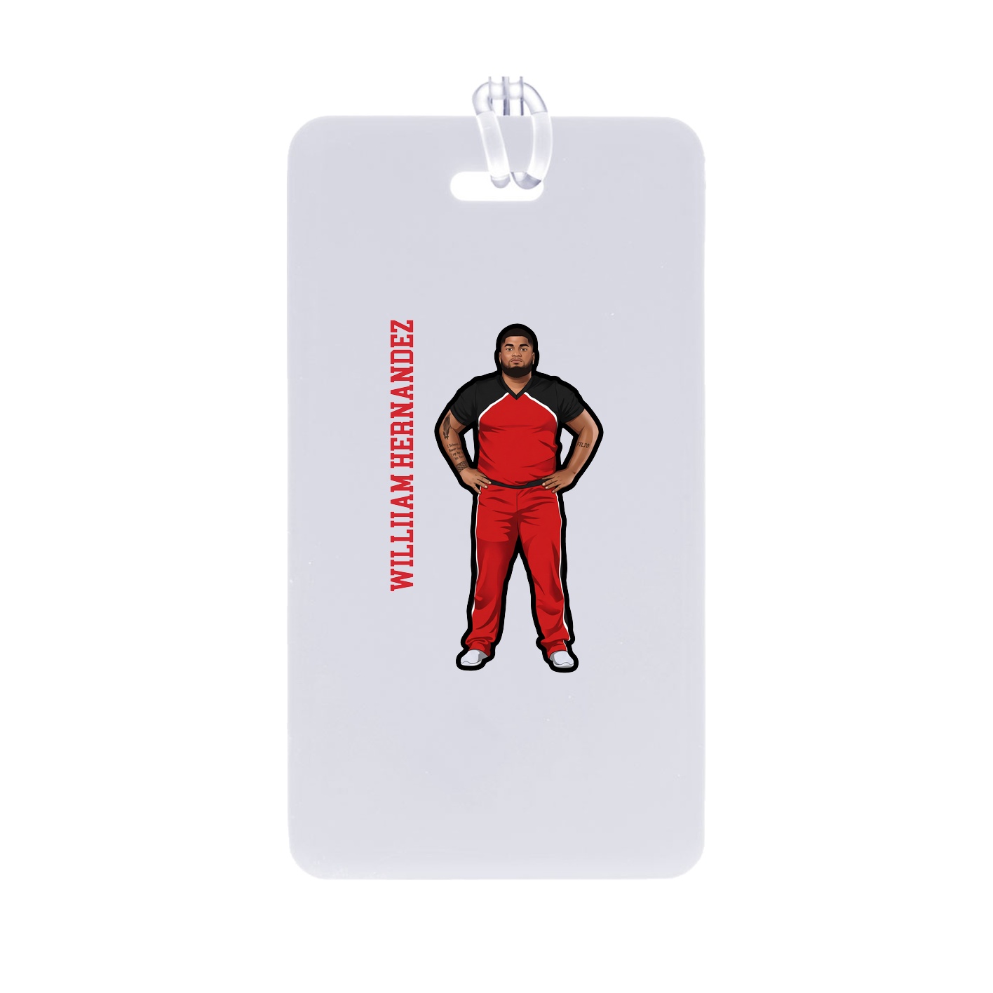 Bag Tag — Name Vertical in Classic