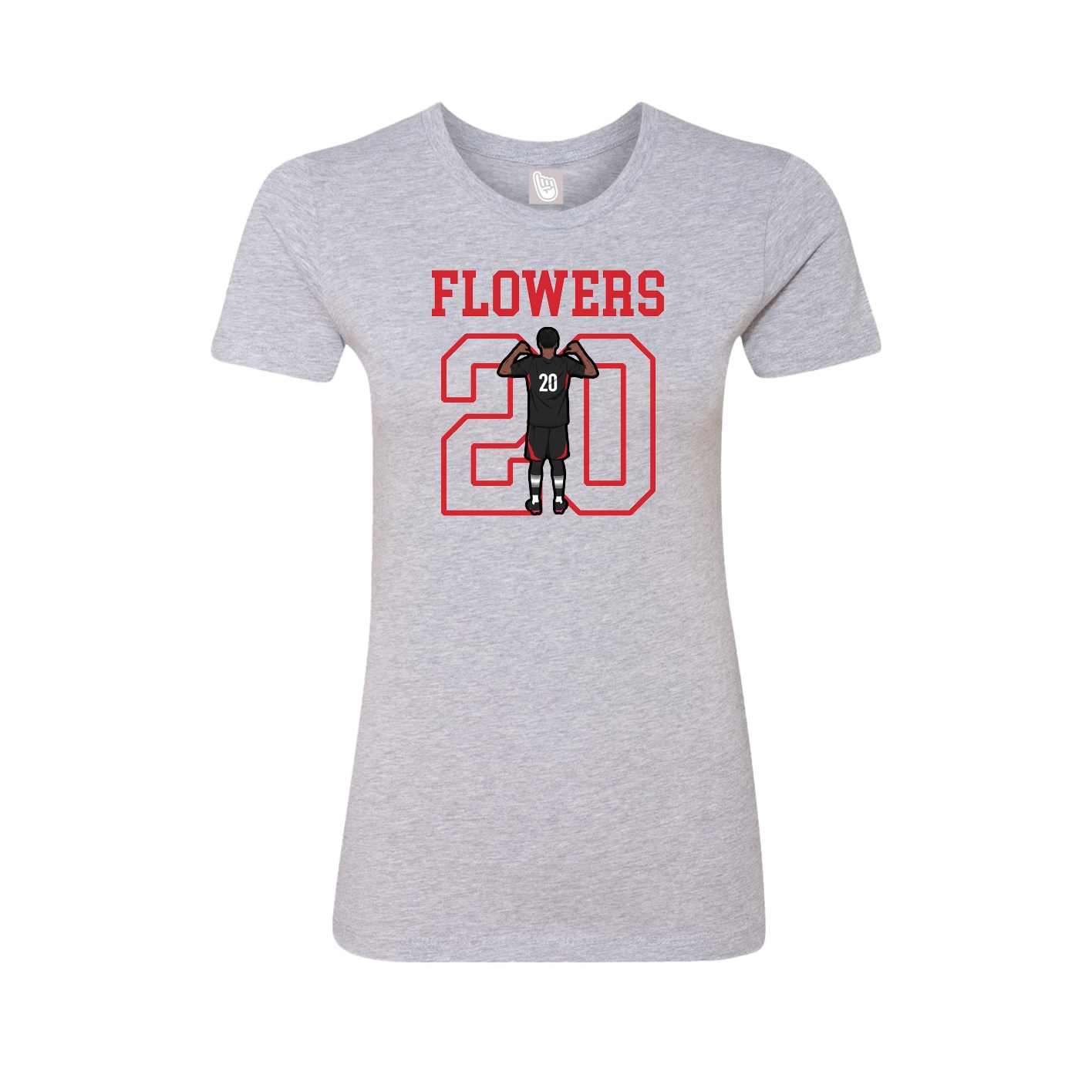Fitted Women's Tee — Shirsey in Grey