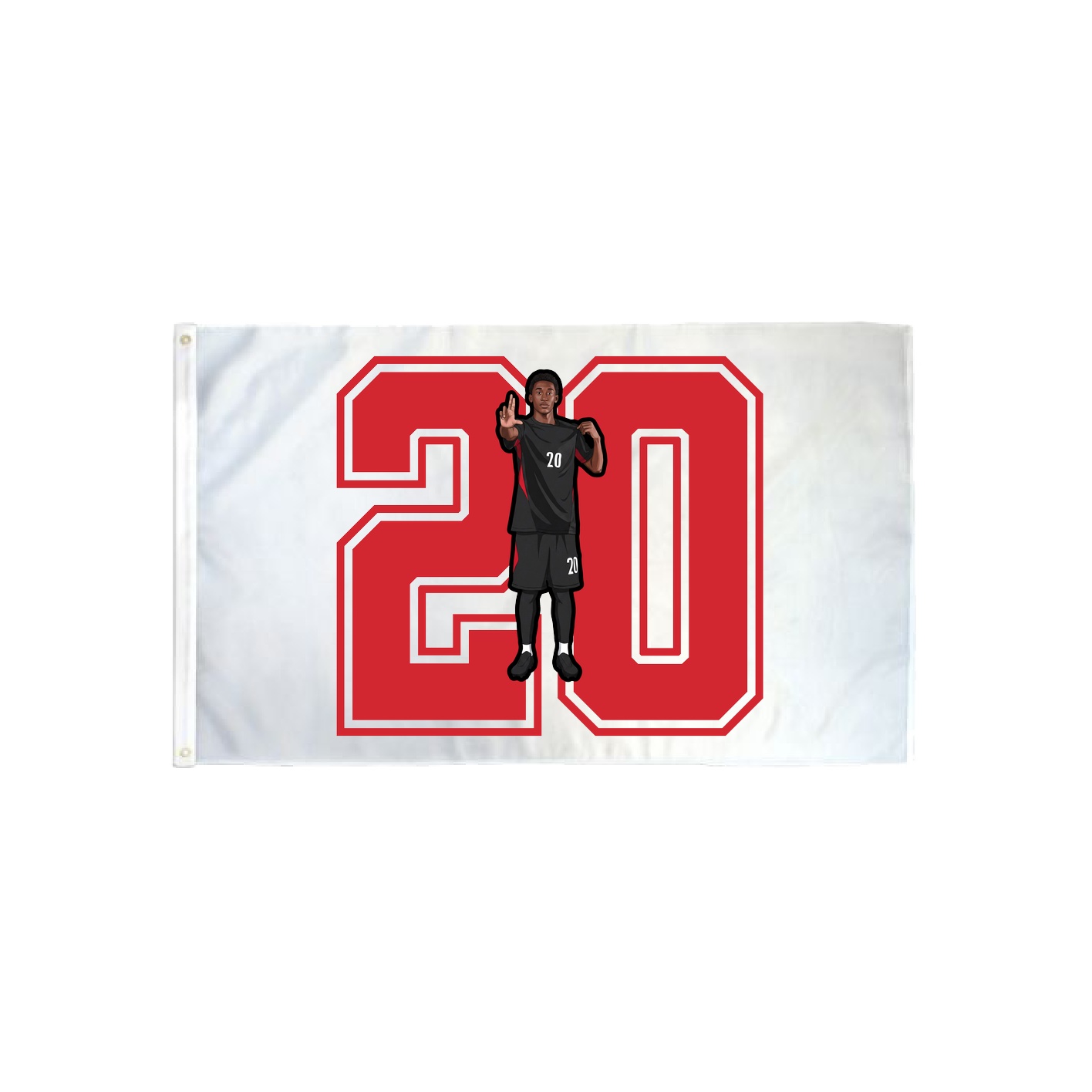 3x5 Flag — Number in Classic