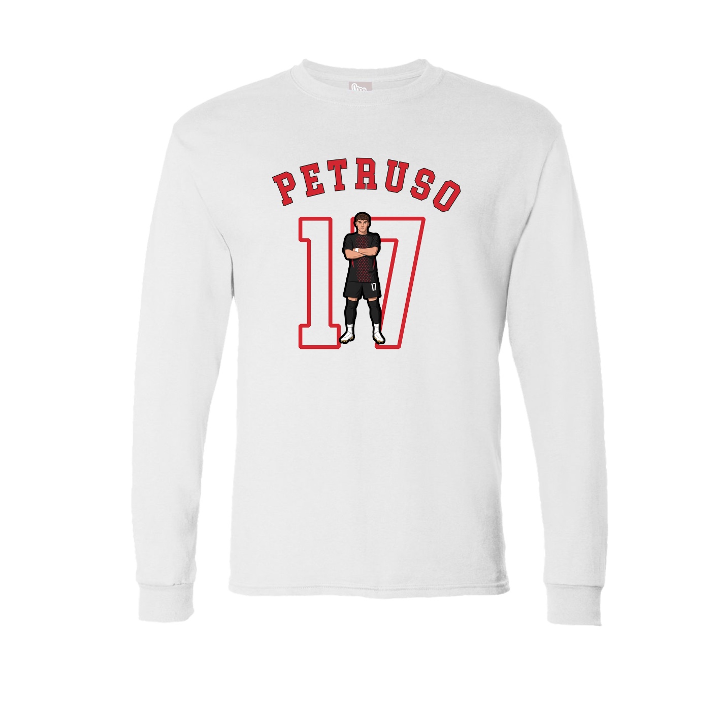 Long Sleeve Tee — Shirsey Arch in White