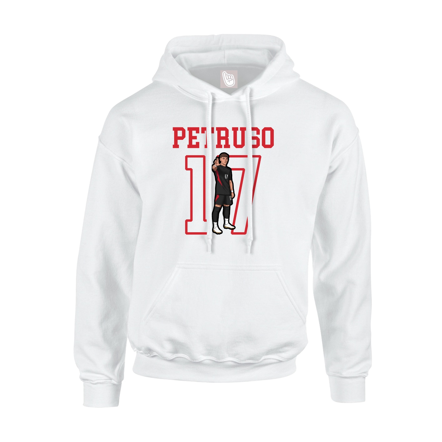 Hoodie — Shirsey in White