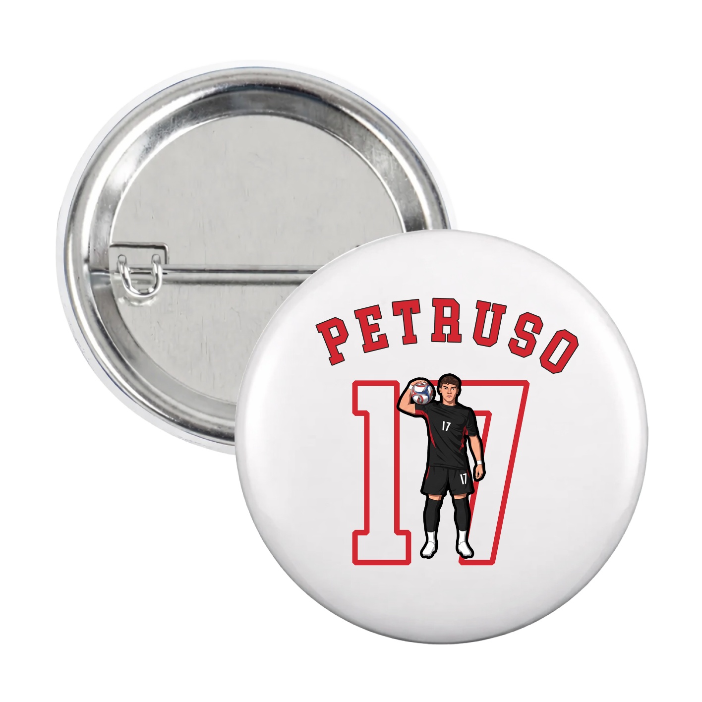 Game Day Button — Shirsey Arch in White