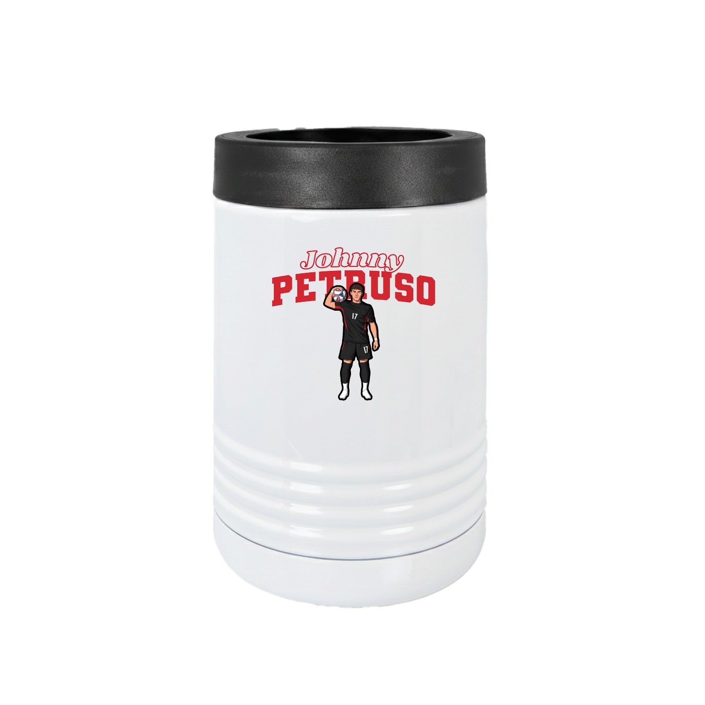 Beverage Holder — Name Arch in White