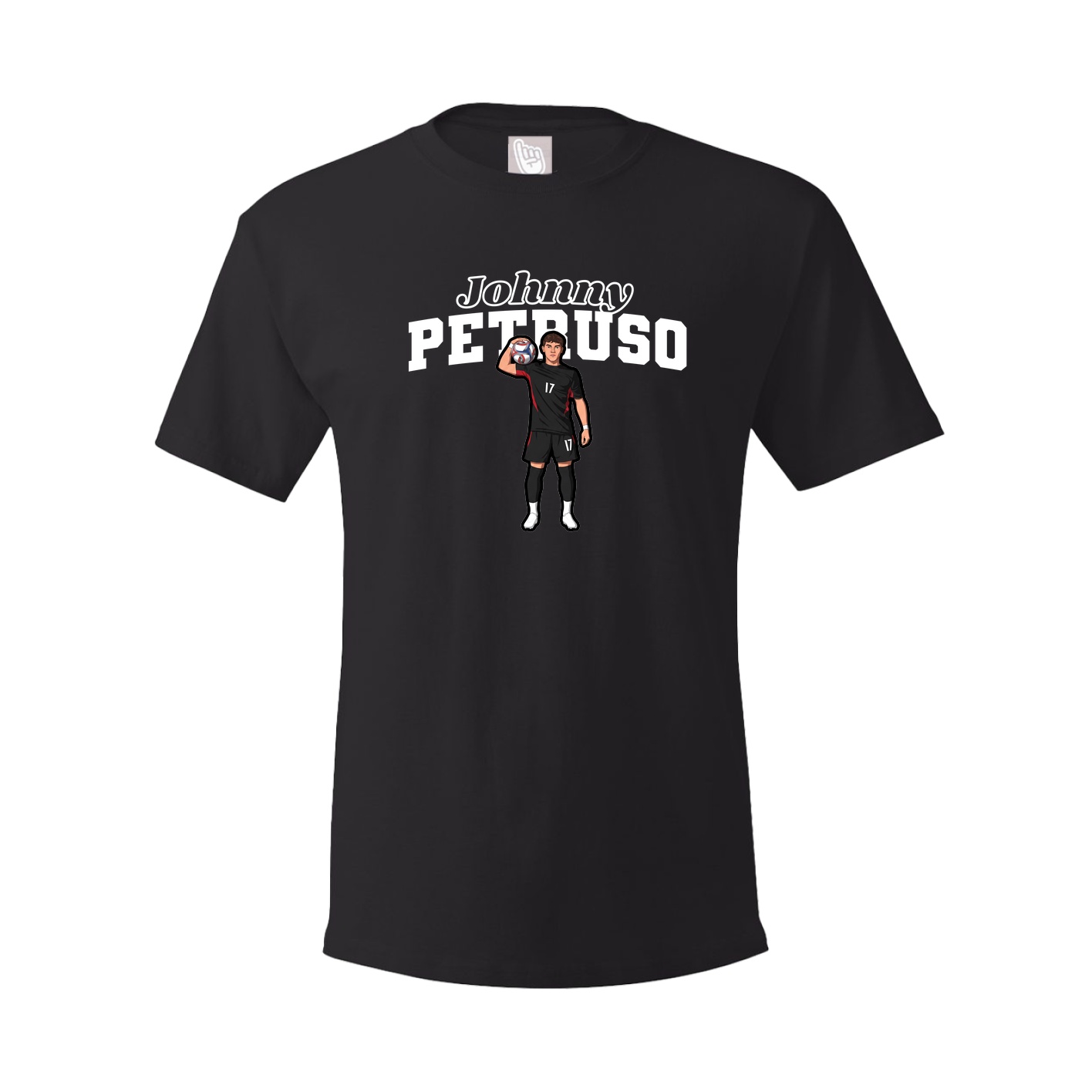 Youth Tee — Name Arch in Black