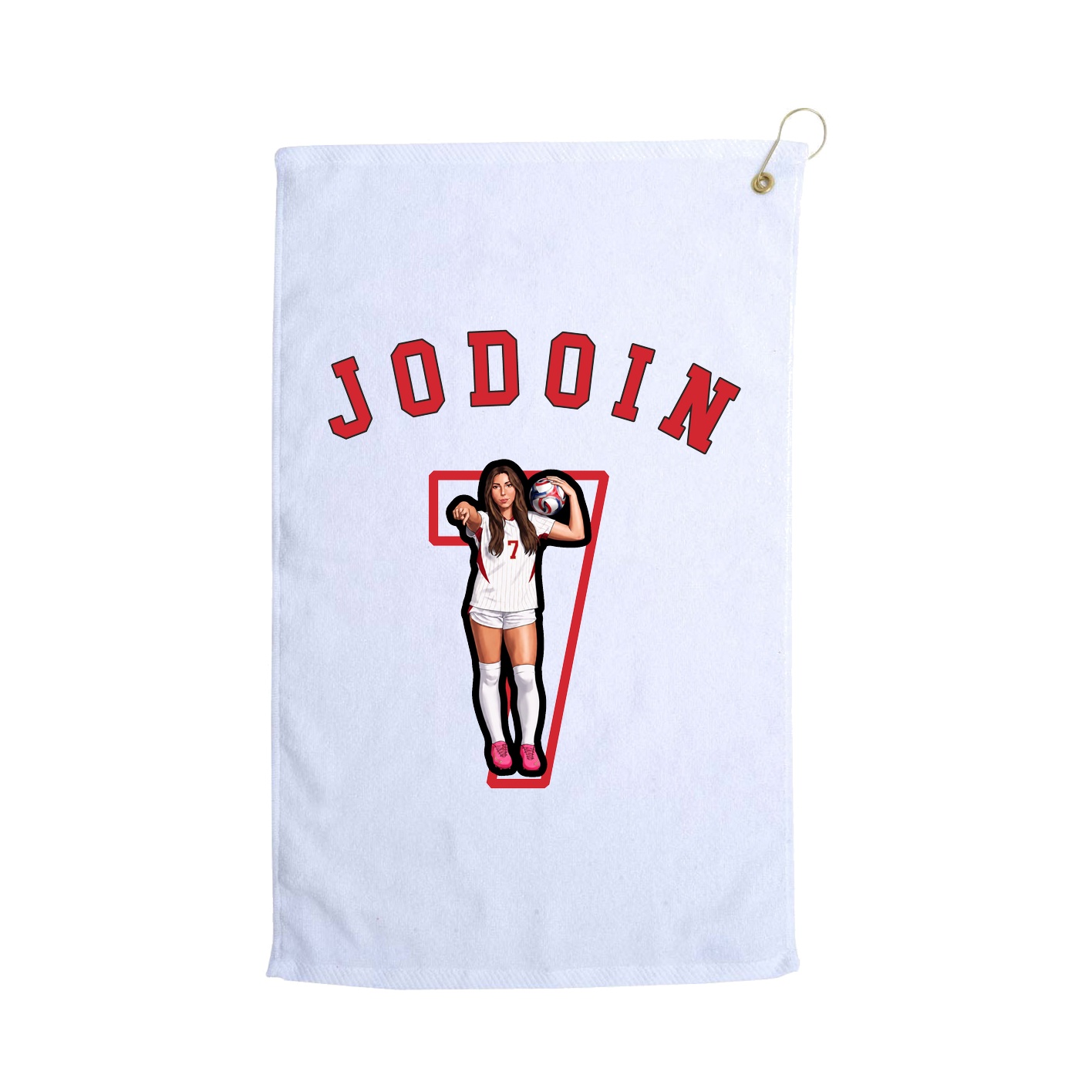 Golf Towel — Shirsey Arch in White