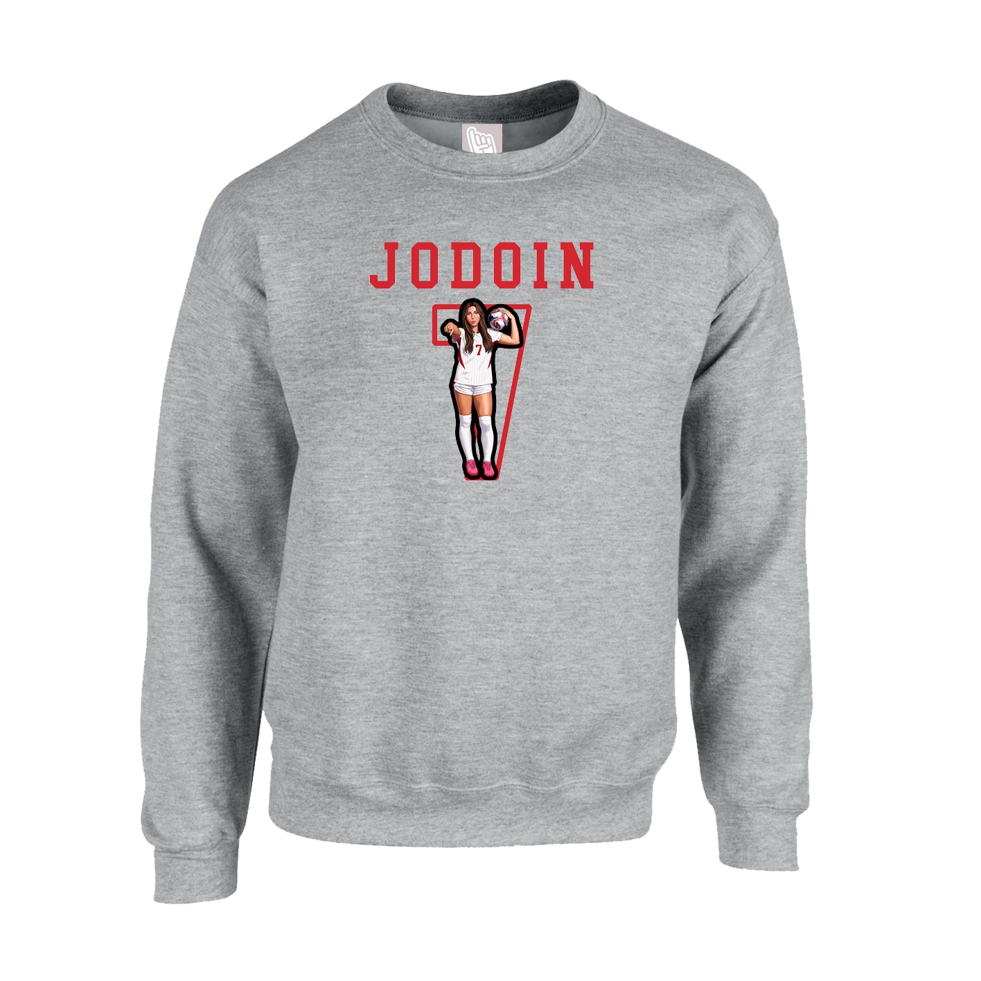 Fleece Crew — Shirsey in Grey