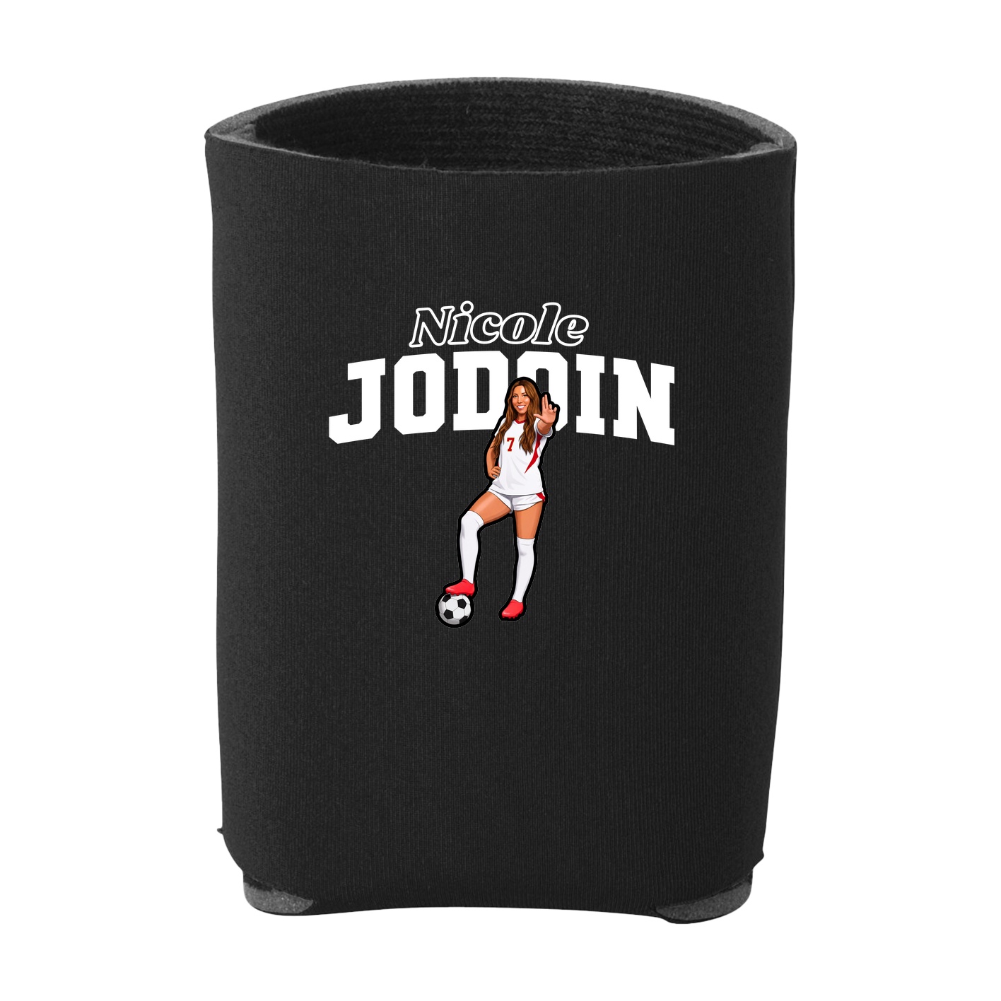 Can Holder — Name Arch in Black
