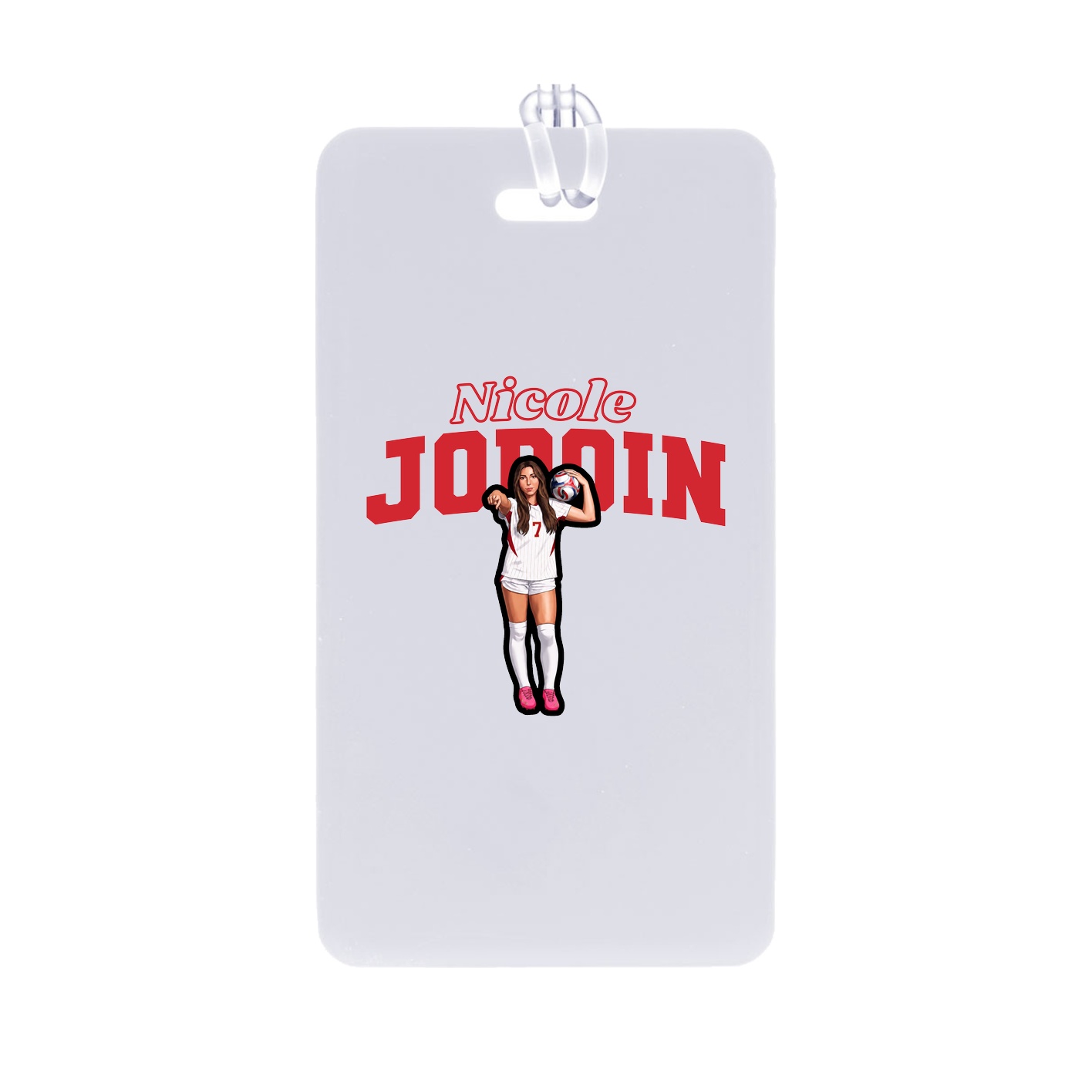 Bag Tag — Name Arch in Classic