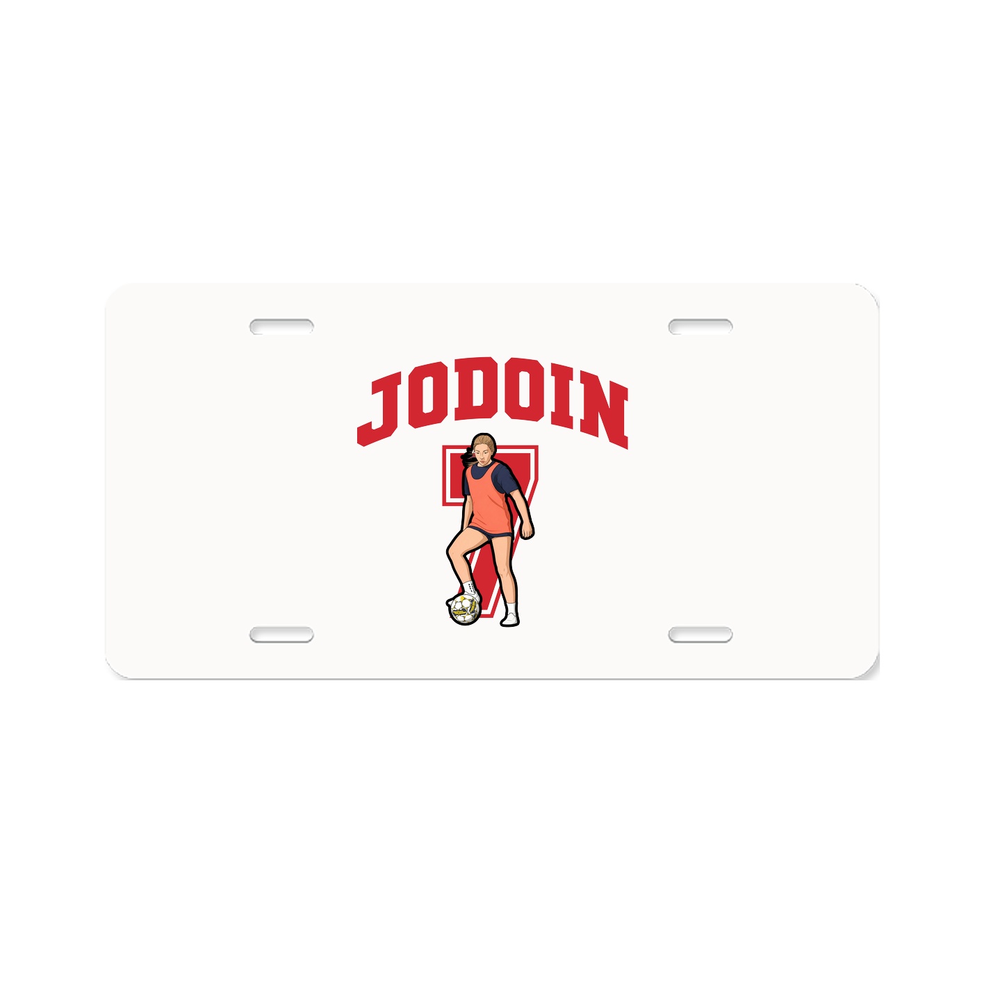 License Plate — Number in Classic