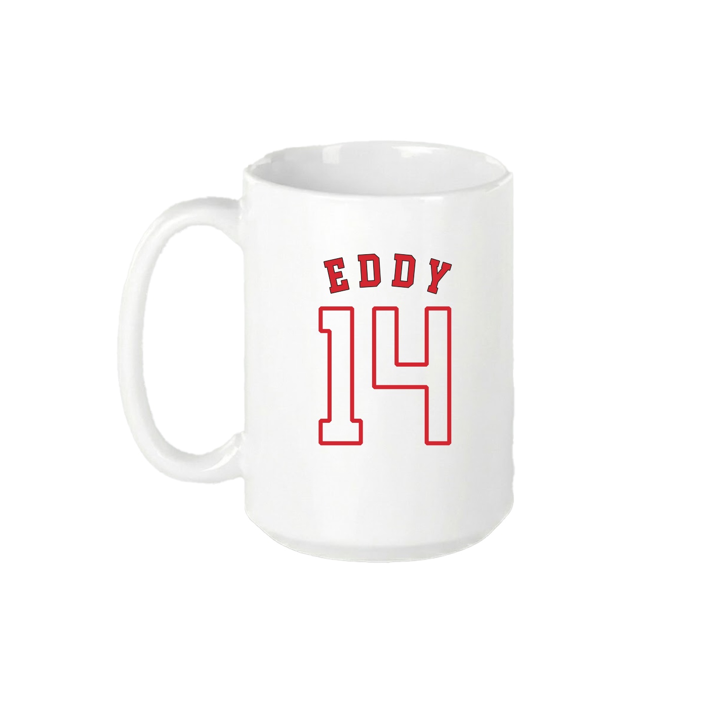 15oz Coffee Mug — Shirsey Arch in White
