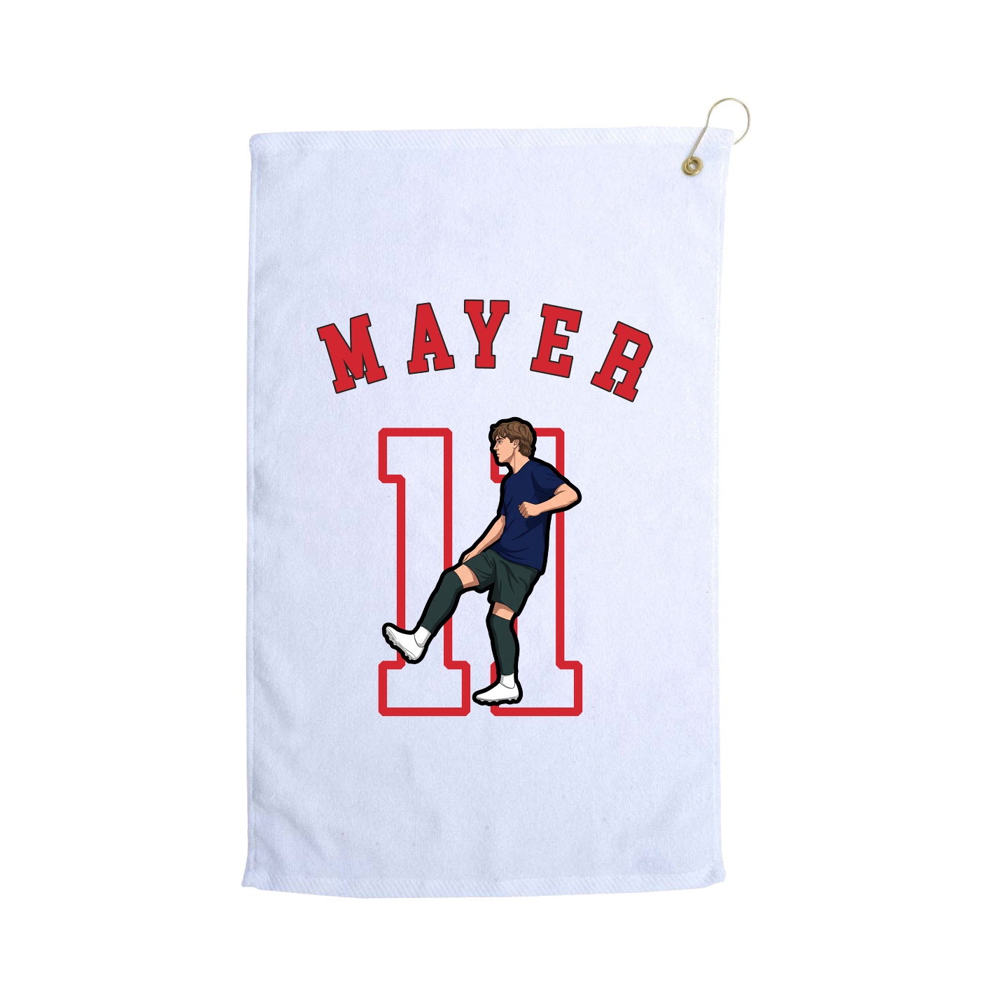 Golf Towel — Shirsey Arch in White