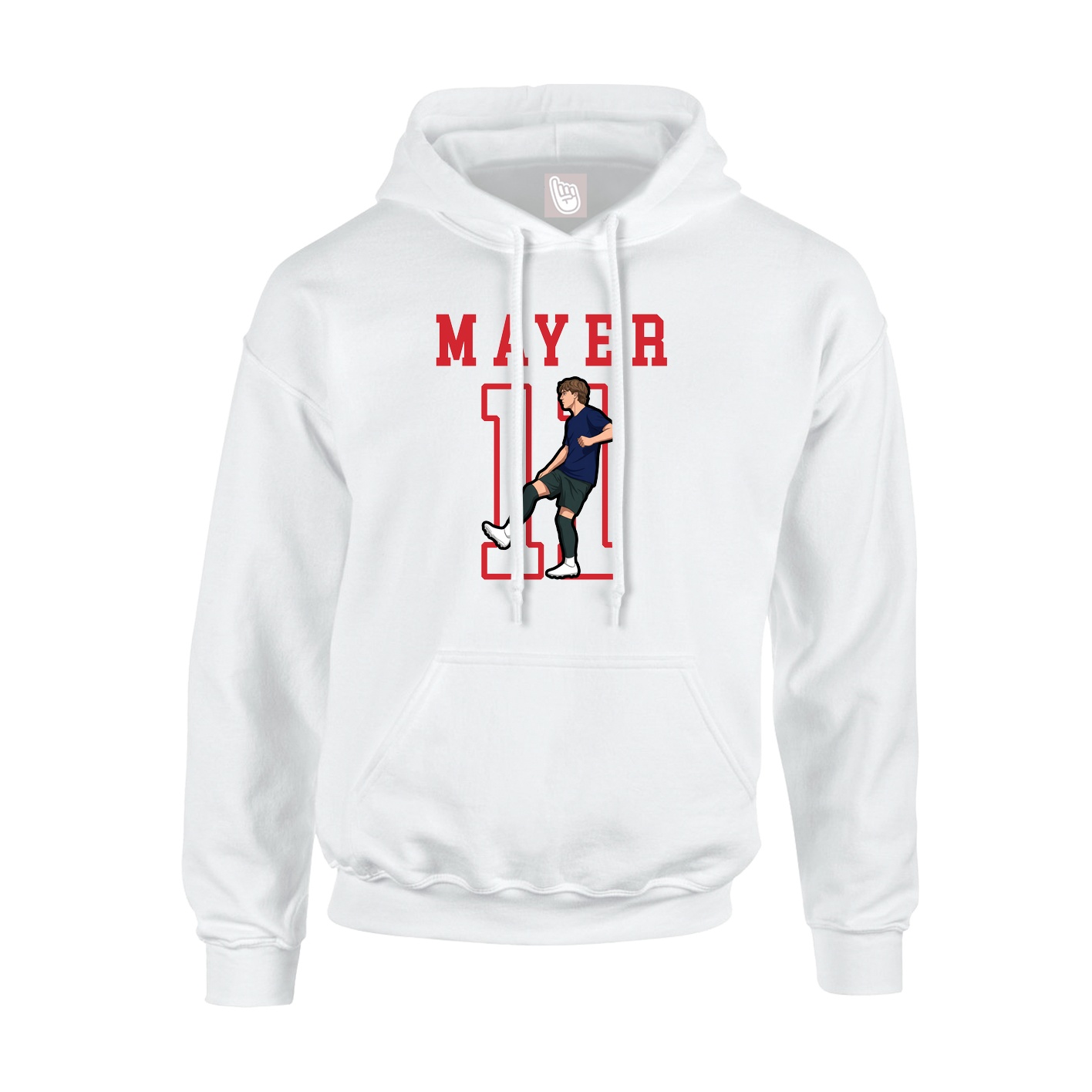 Youth Hoodie — Shirsey in White