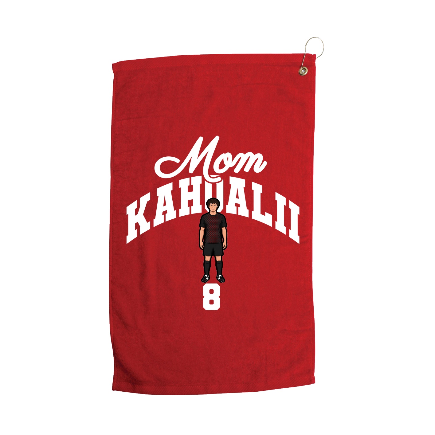 Golf Towel — Mothers Day Arch in Red