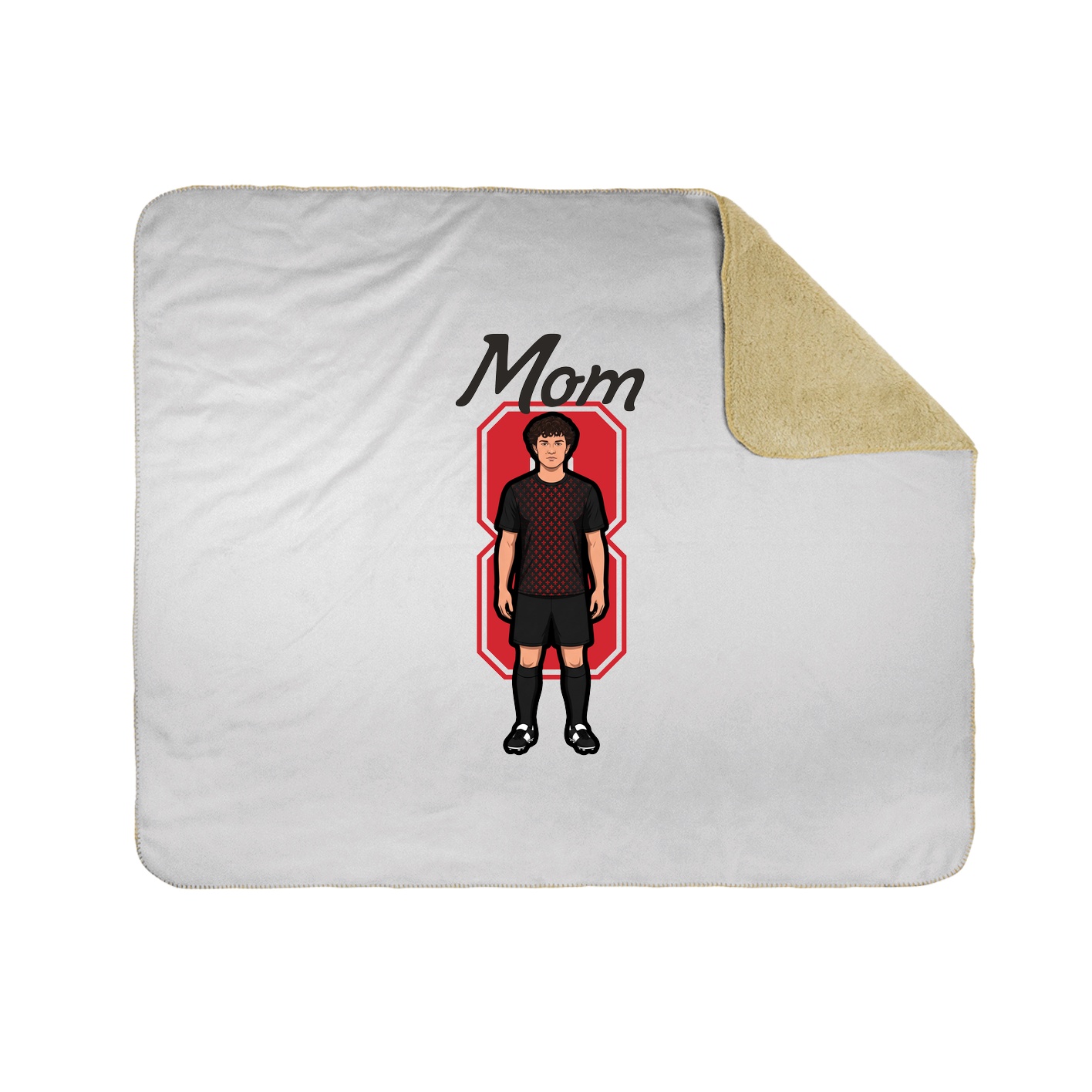 Throw Blanket — Mothers Day Shirsey in White
