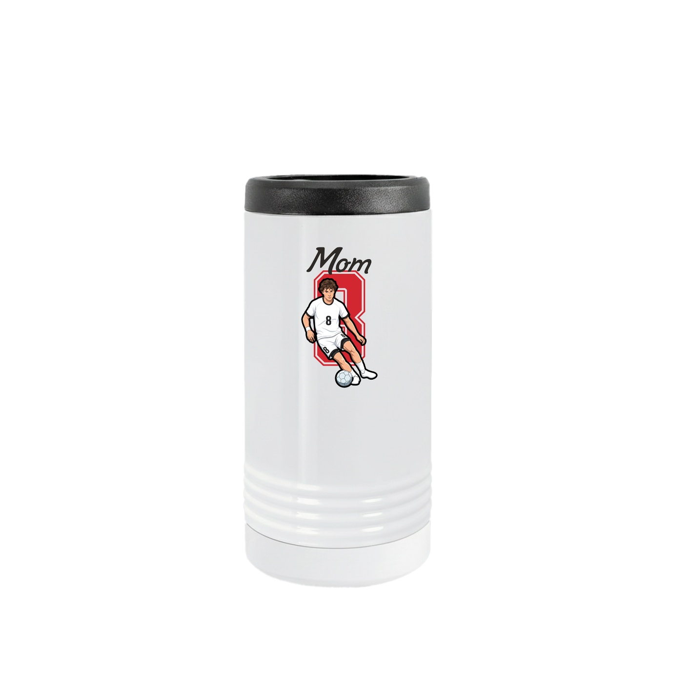 Slim Beverage Holder — Mothers Day Shirsey in White