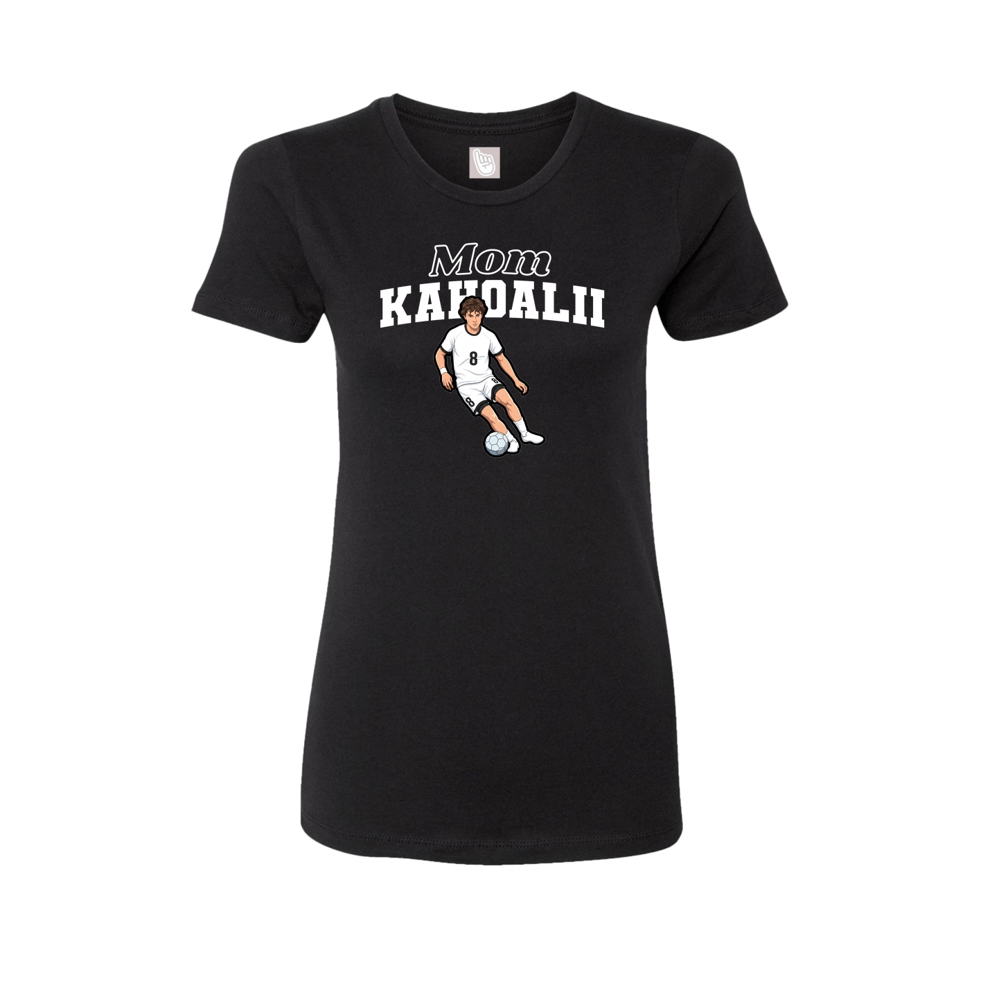 Womens Tee — Mothers Day Block in Black