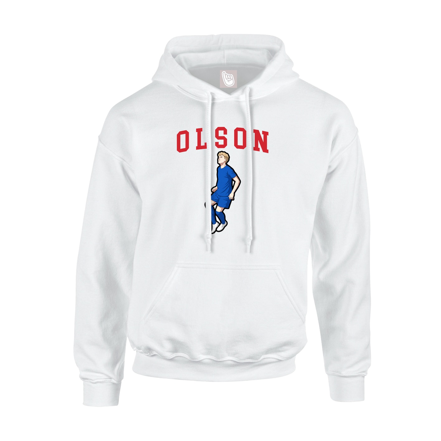 Hoodie — Shirsey in White