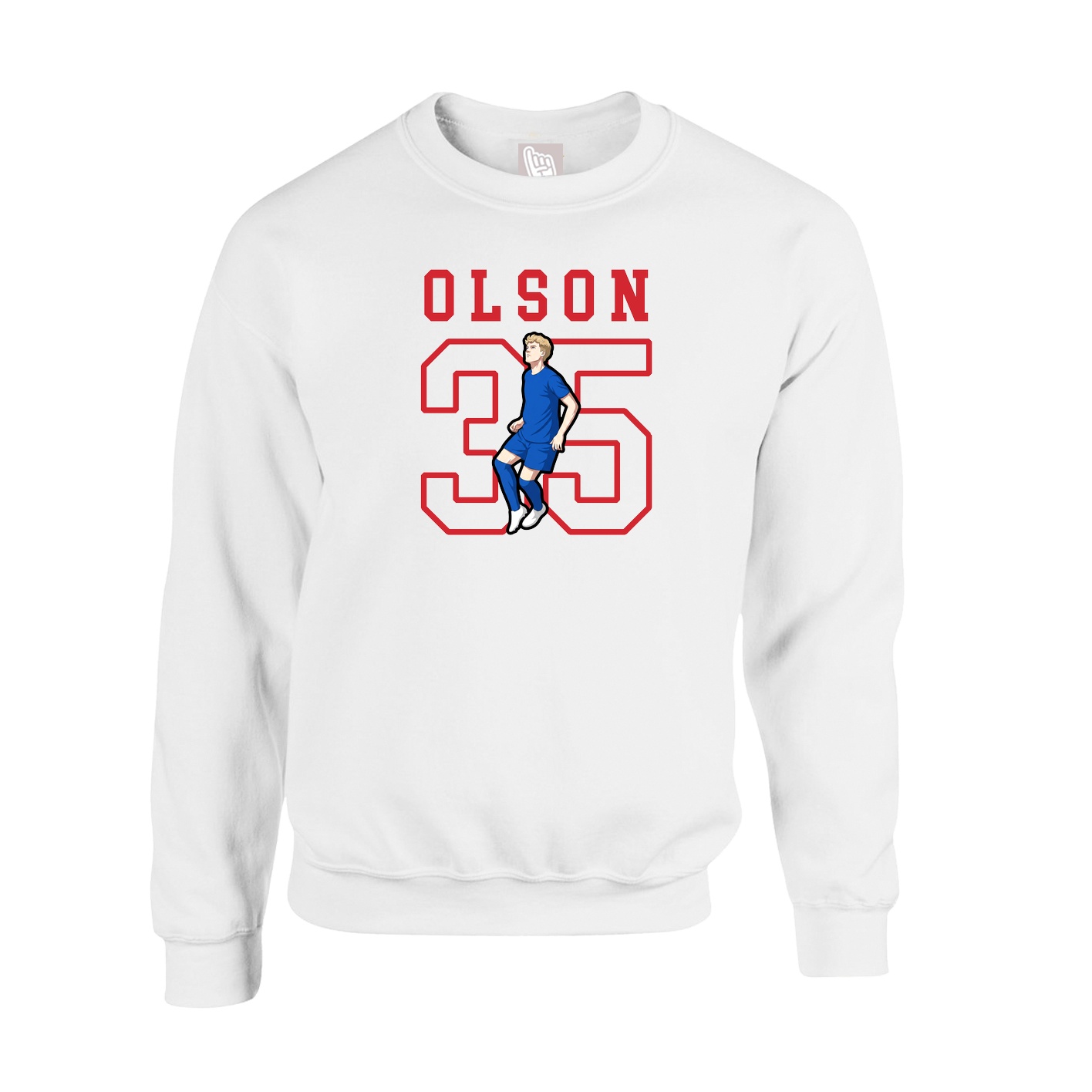 Fleece Crew — Shirsey in White