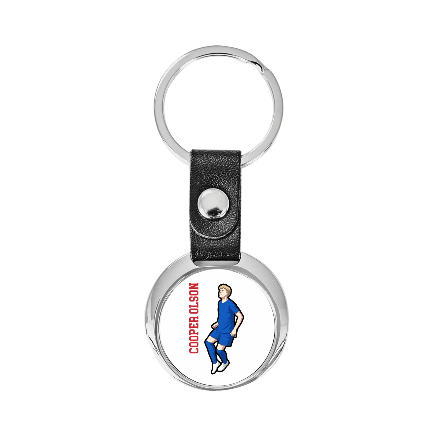 Key Chain — Name Vertical in Classic