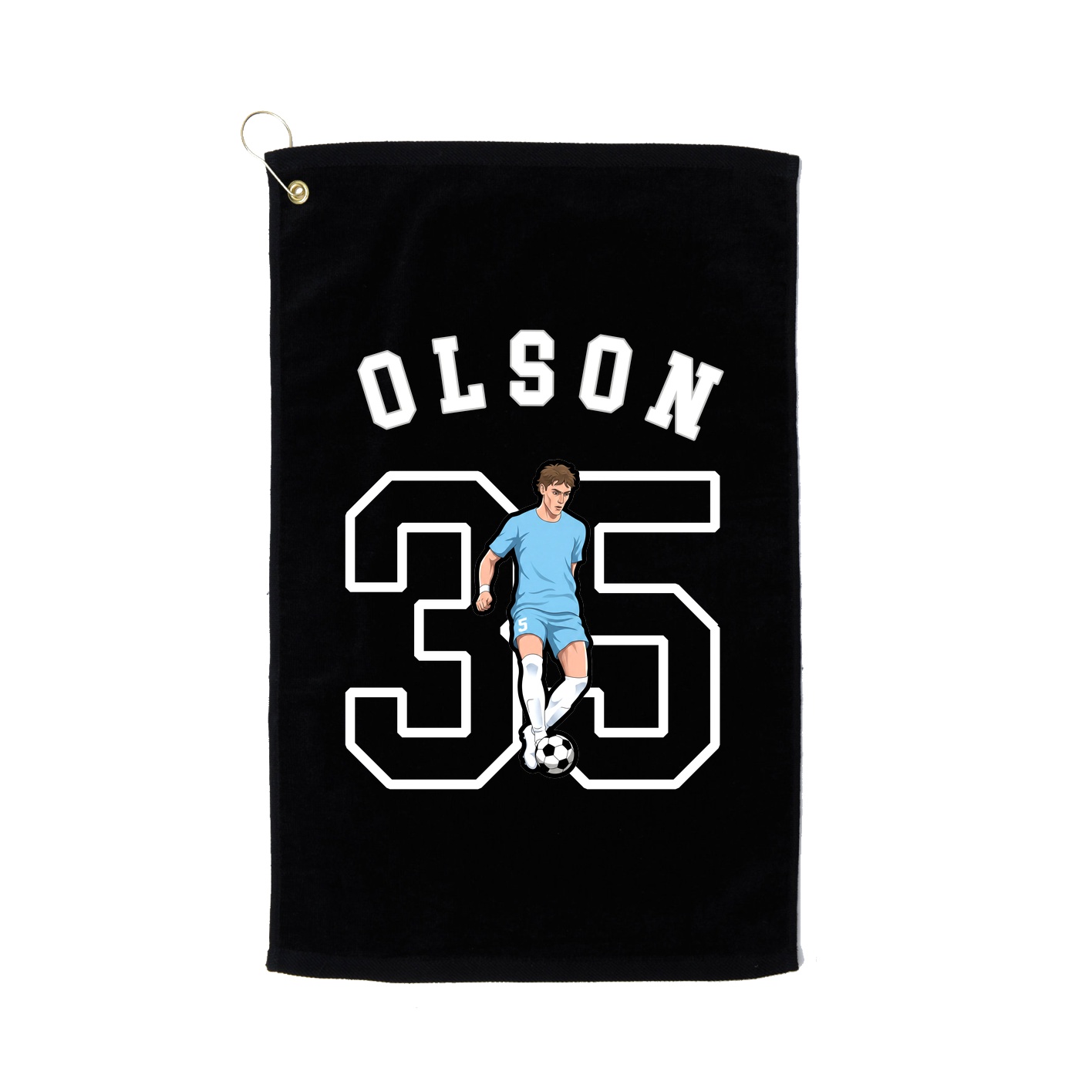 Golf Towel — Shirsey Arch in Black