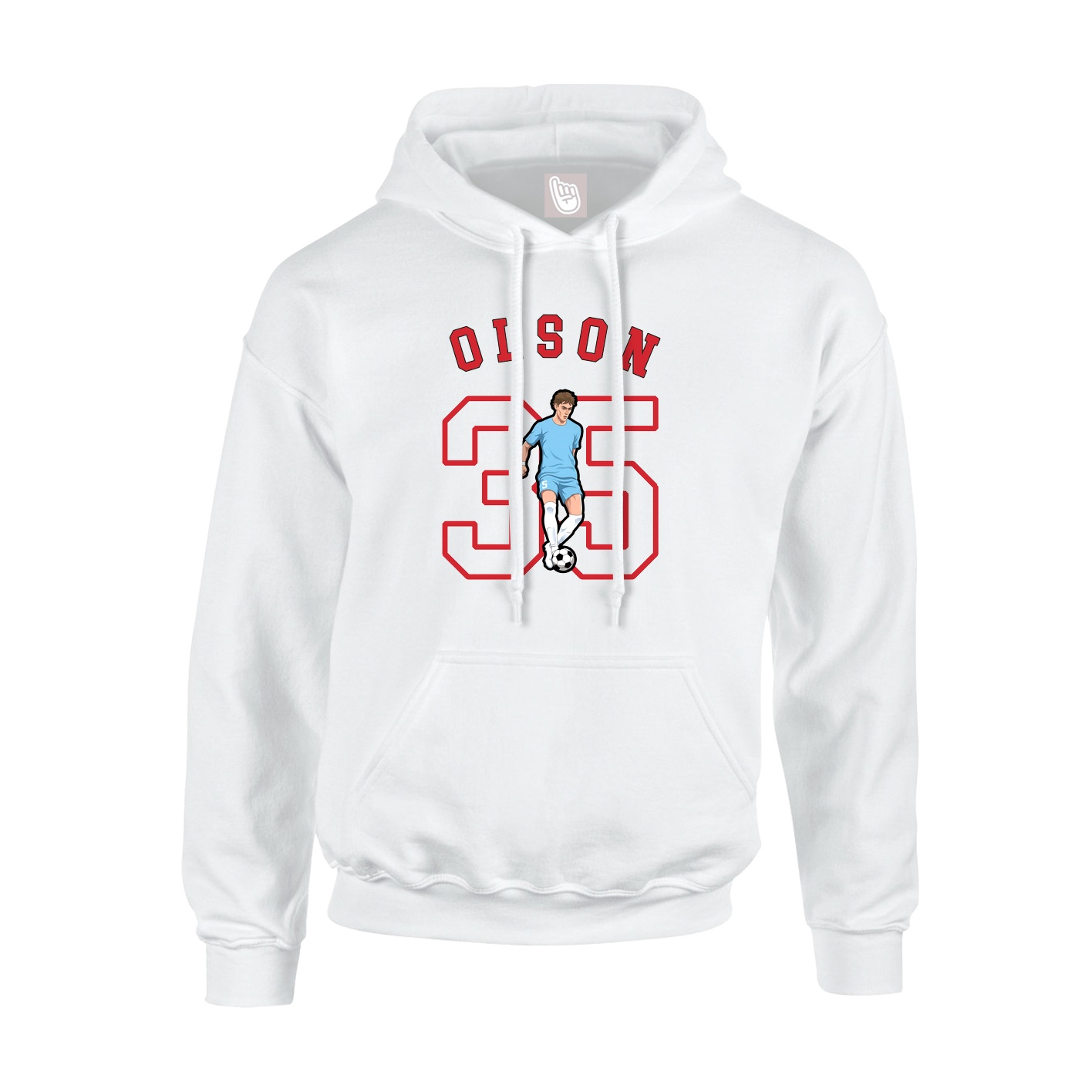 Hoodie — Shirsey Arch in White