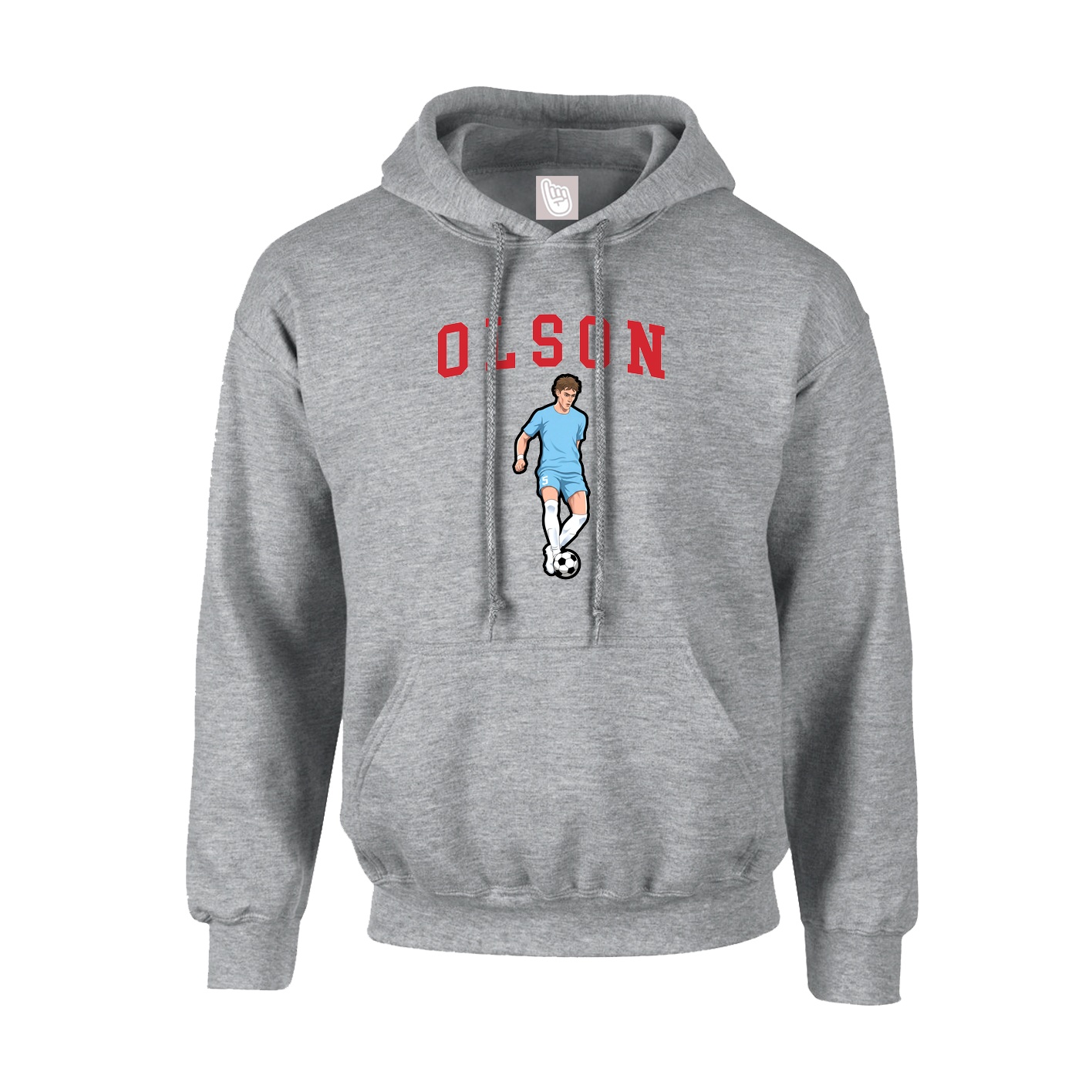 Hoodie — Shirsey in Grey