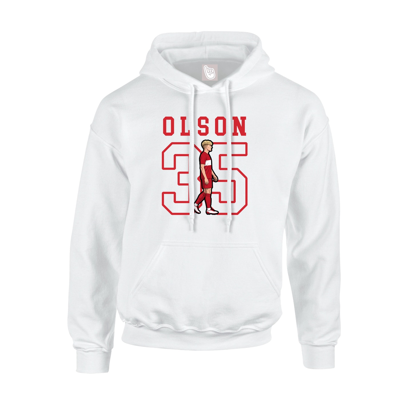 Youth Hoodie — Shirsey in White