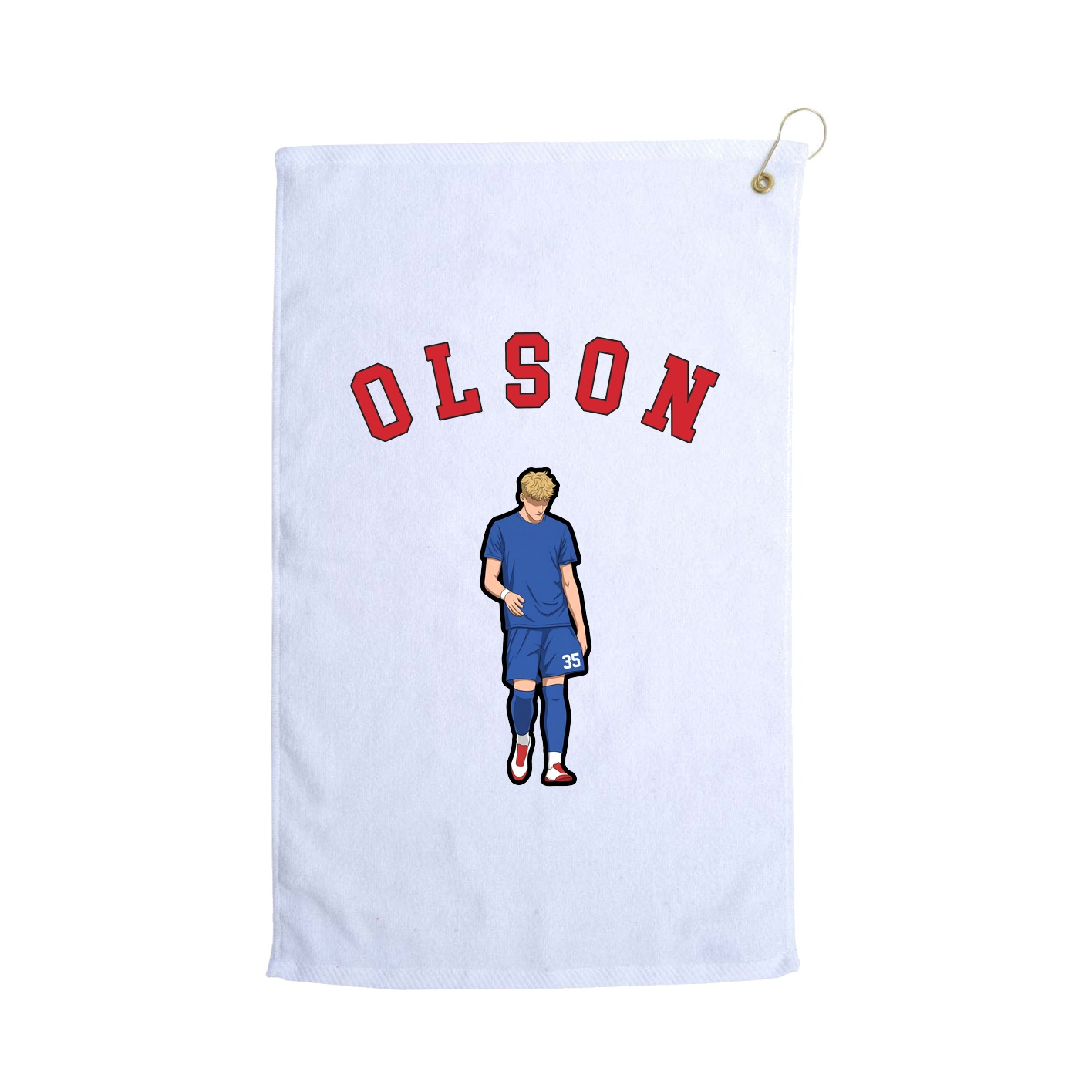 Golf Towel — Shirsey Arch in White