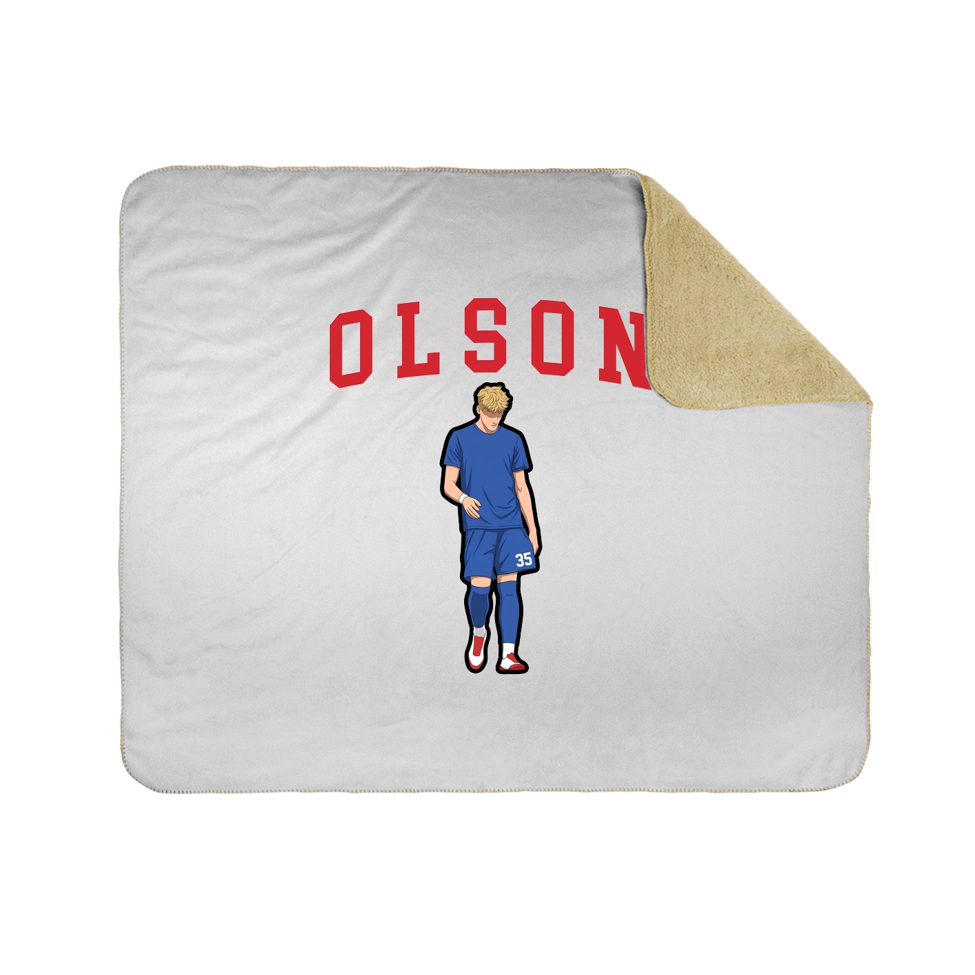 Throw Blanket — Shirsey in White
