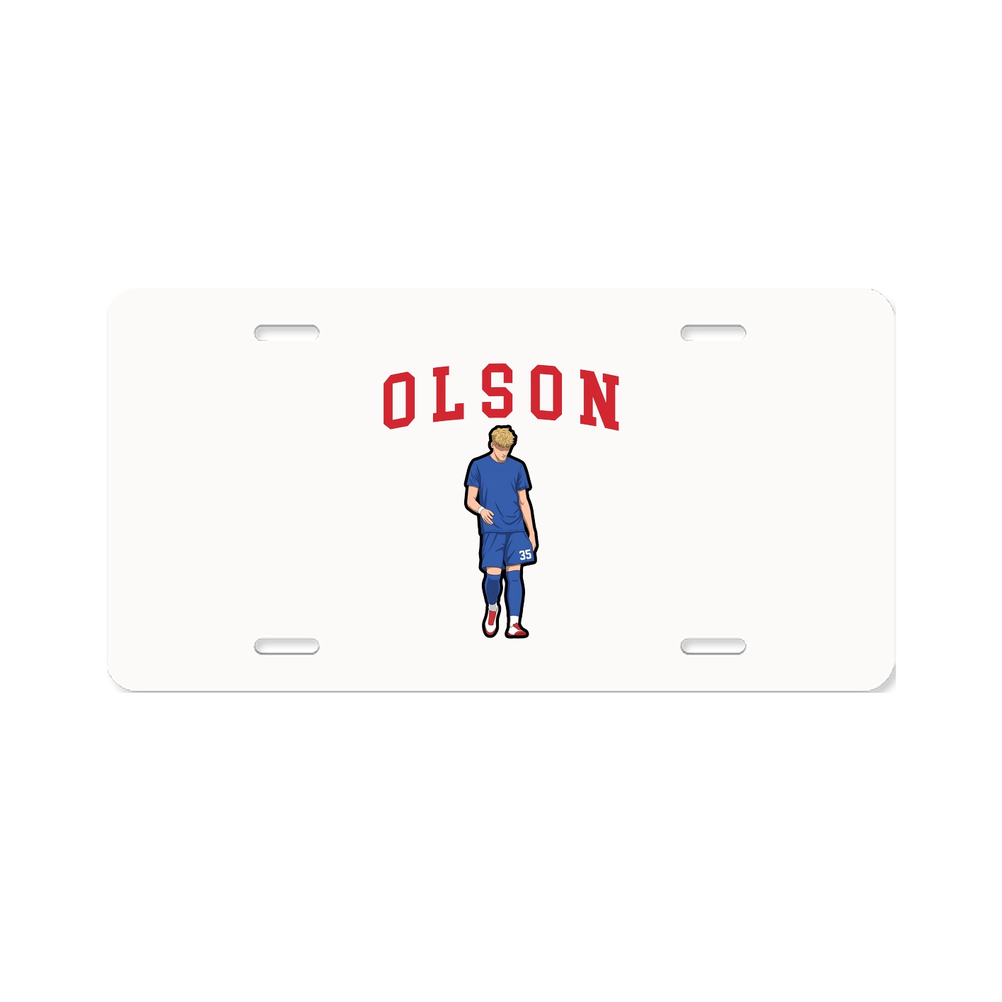 License Plate — Shirsey in Classic