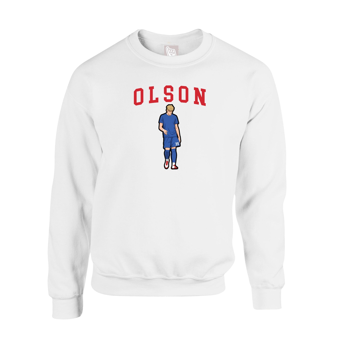 Fleece Crew — Shirsey in White