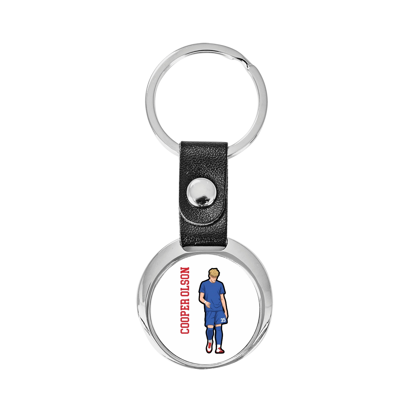 Key Chain — Name Vertical in Classic