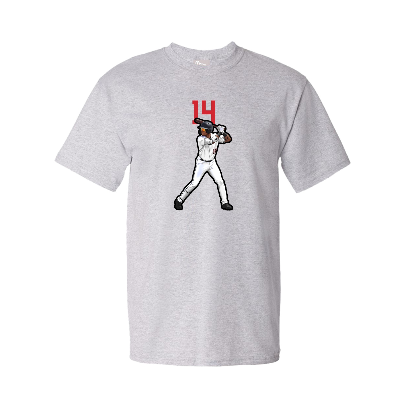 Tee — Number Top in Grey