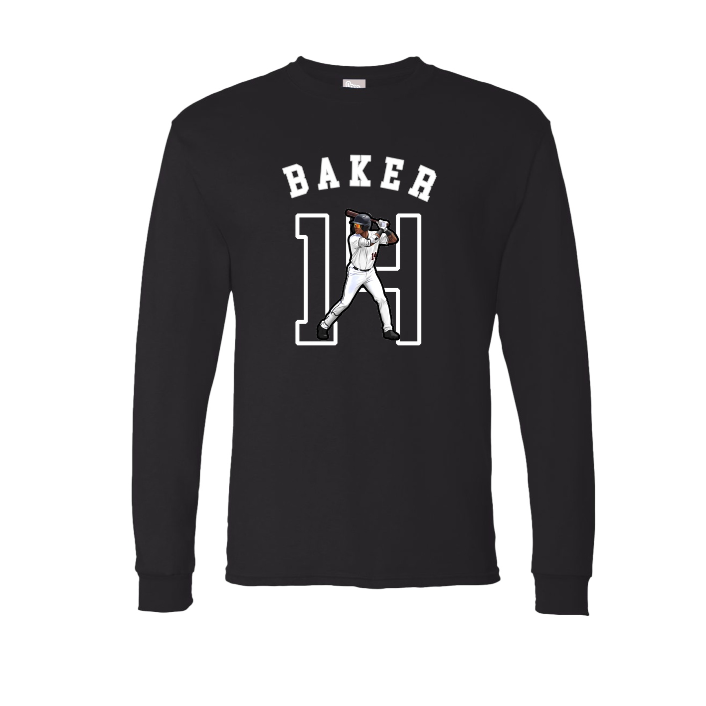 Long Sleeve Tee — Shirsey Arch in Black