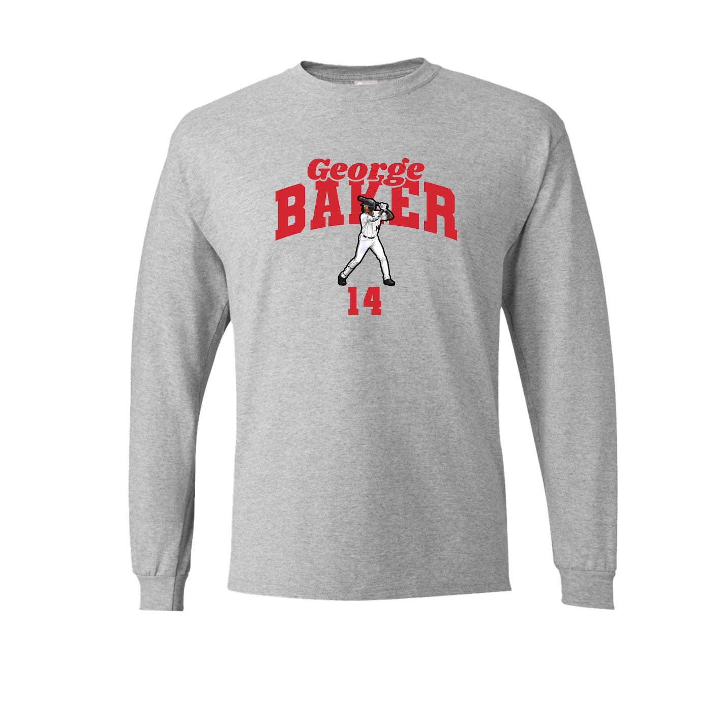 Long Sleeve Tee — Signature Arch in Grey