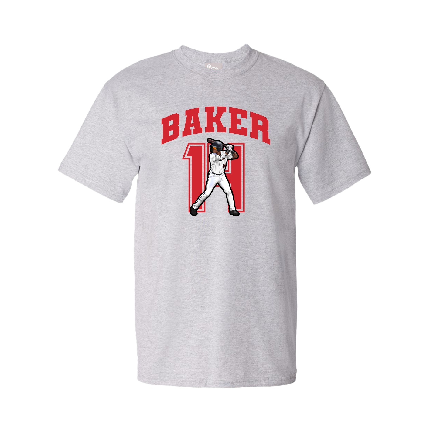 Tee — Number in Grey