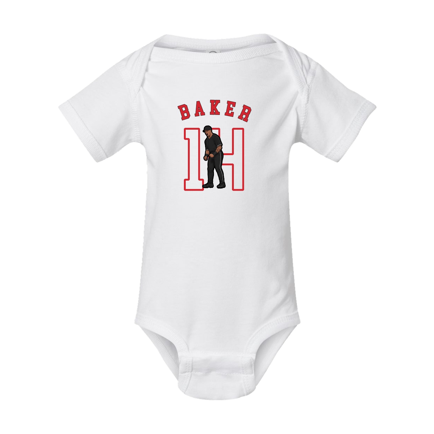 Baby Onesie — Shirsey Arch in White