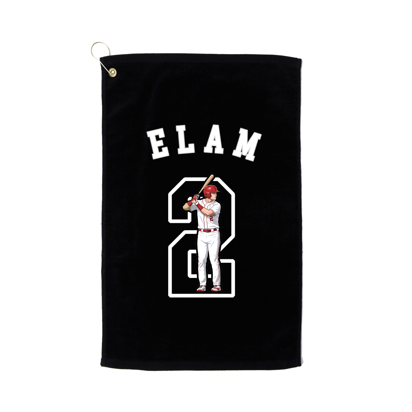 Golf Towel — Shirsey Arch in Black