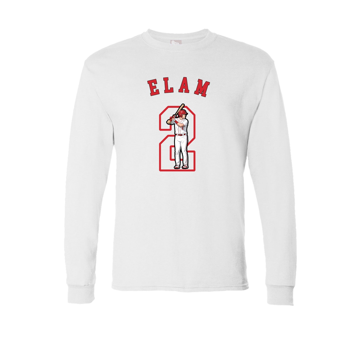 Long Sleeve Tee — Shirsey Arch in White