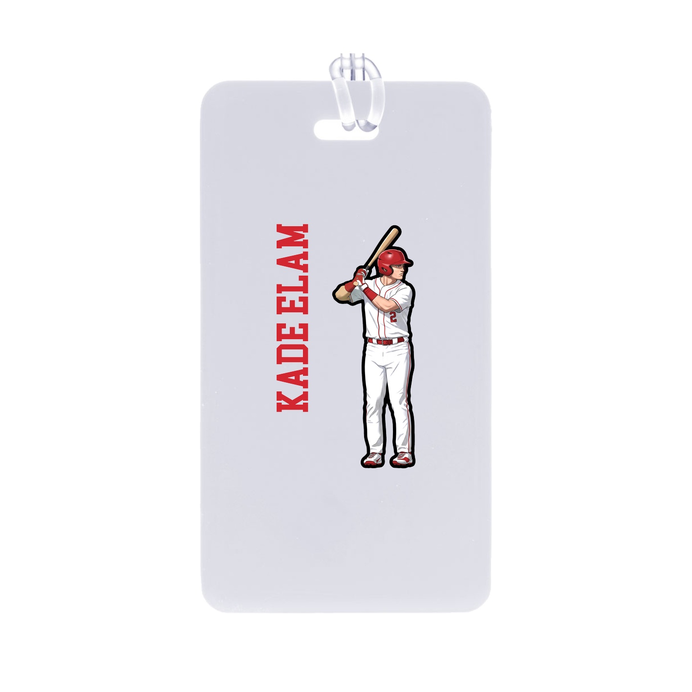 Bag Tag — Name Vertical in Classic