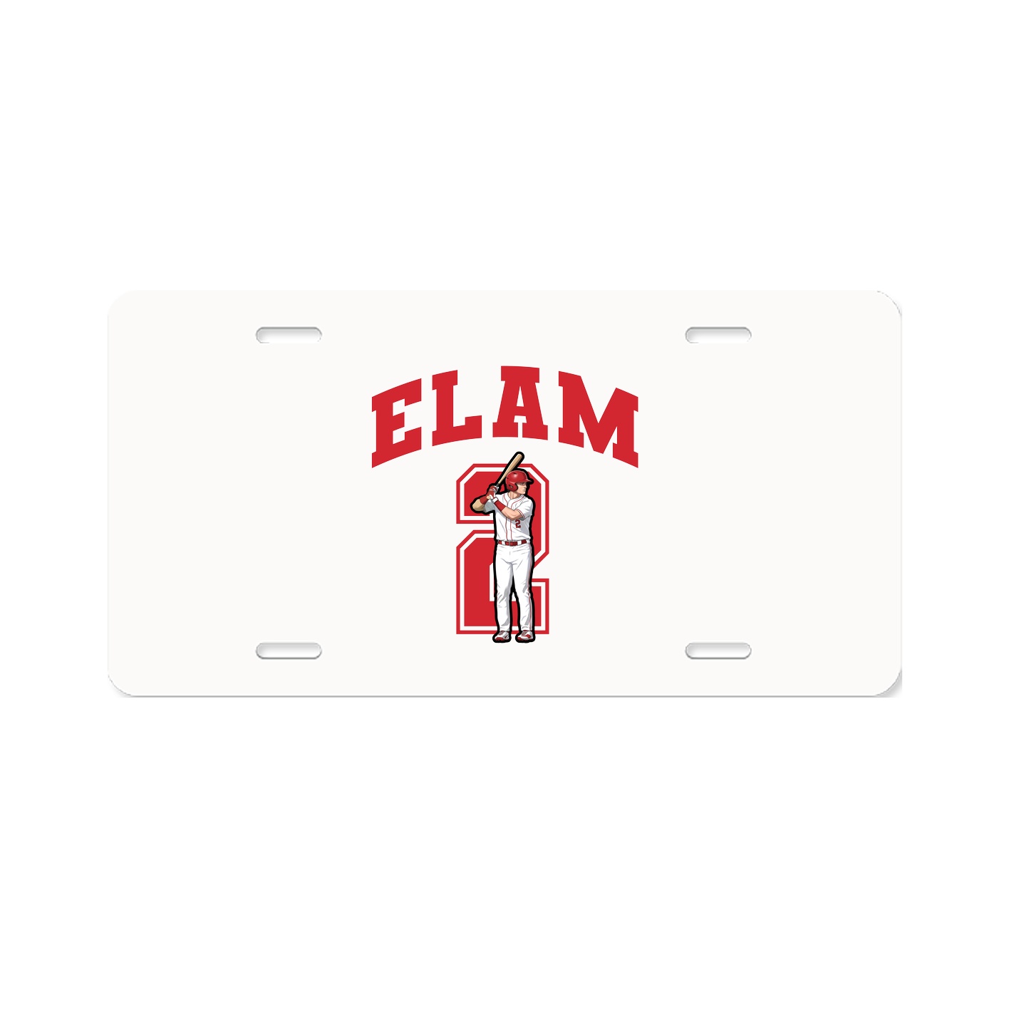 License Plate — Number in Classic