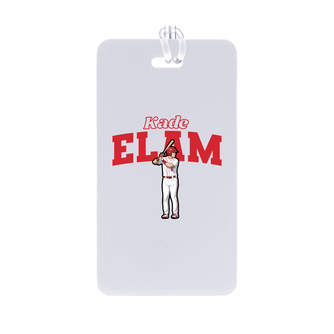 Bag Tag — Name Arch in Classic