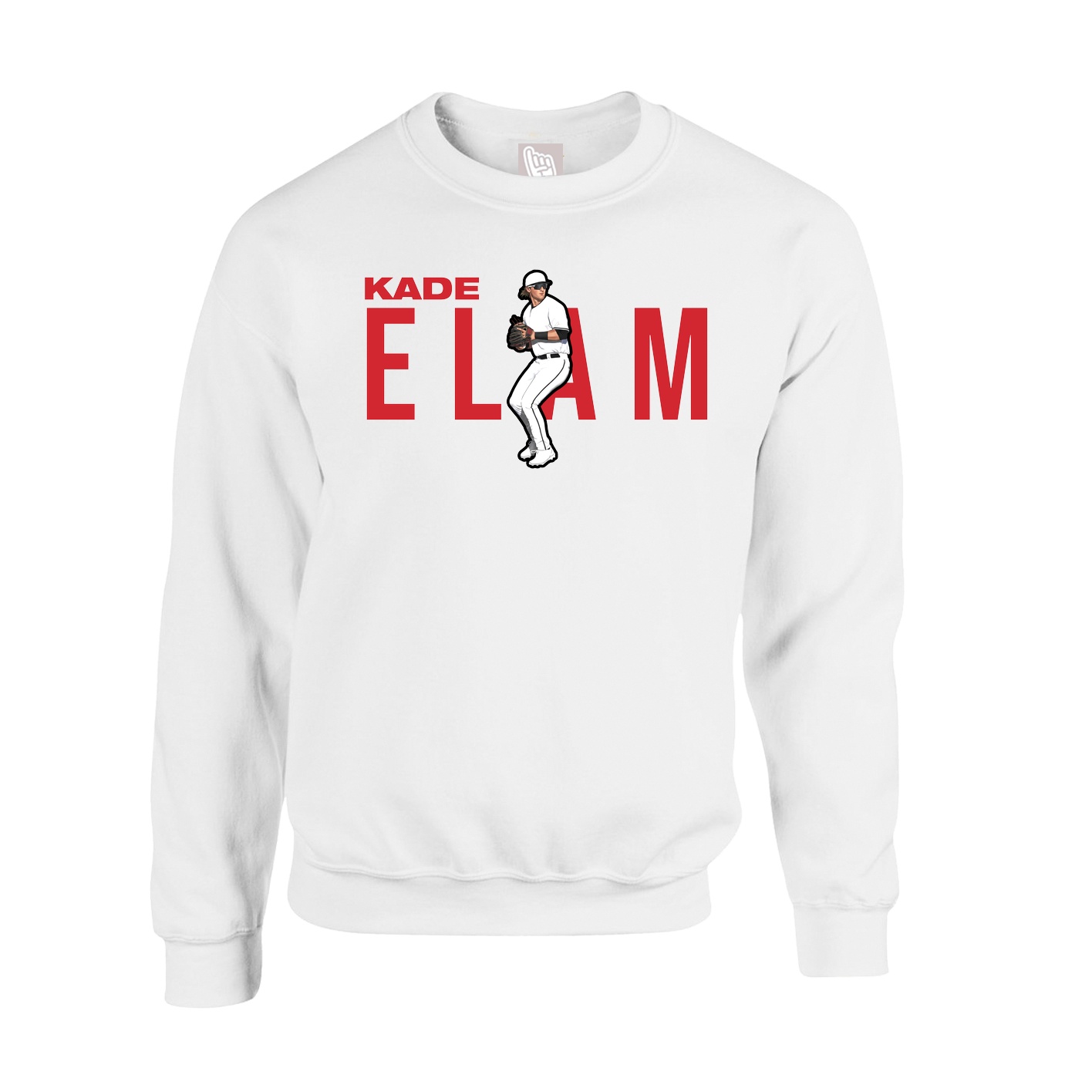 Fleece Crew — Player Name in White